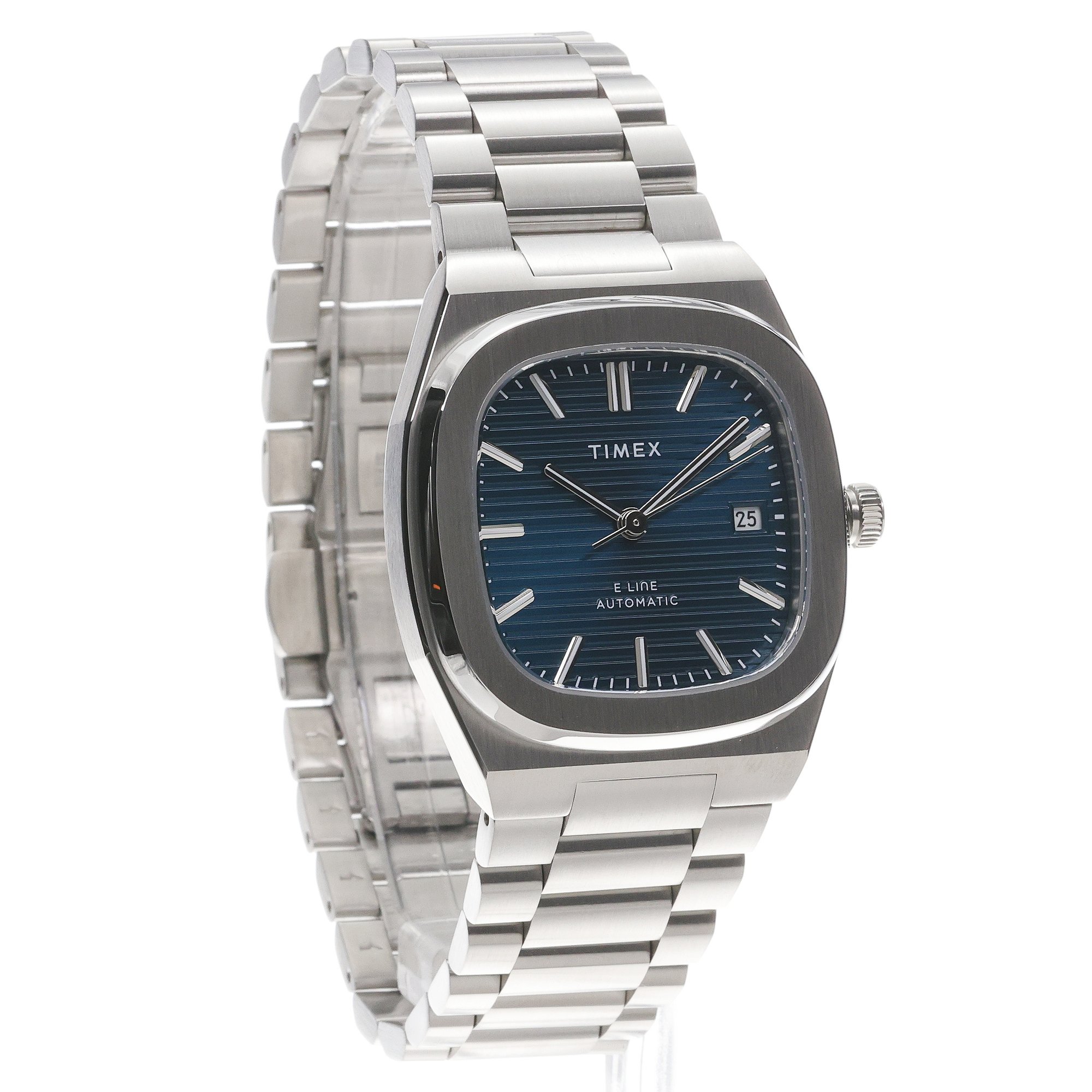 Timex TW6A00700 E Line Automatic E Line 38mm zegarek męski klasyczny mineralne - miniatura 3