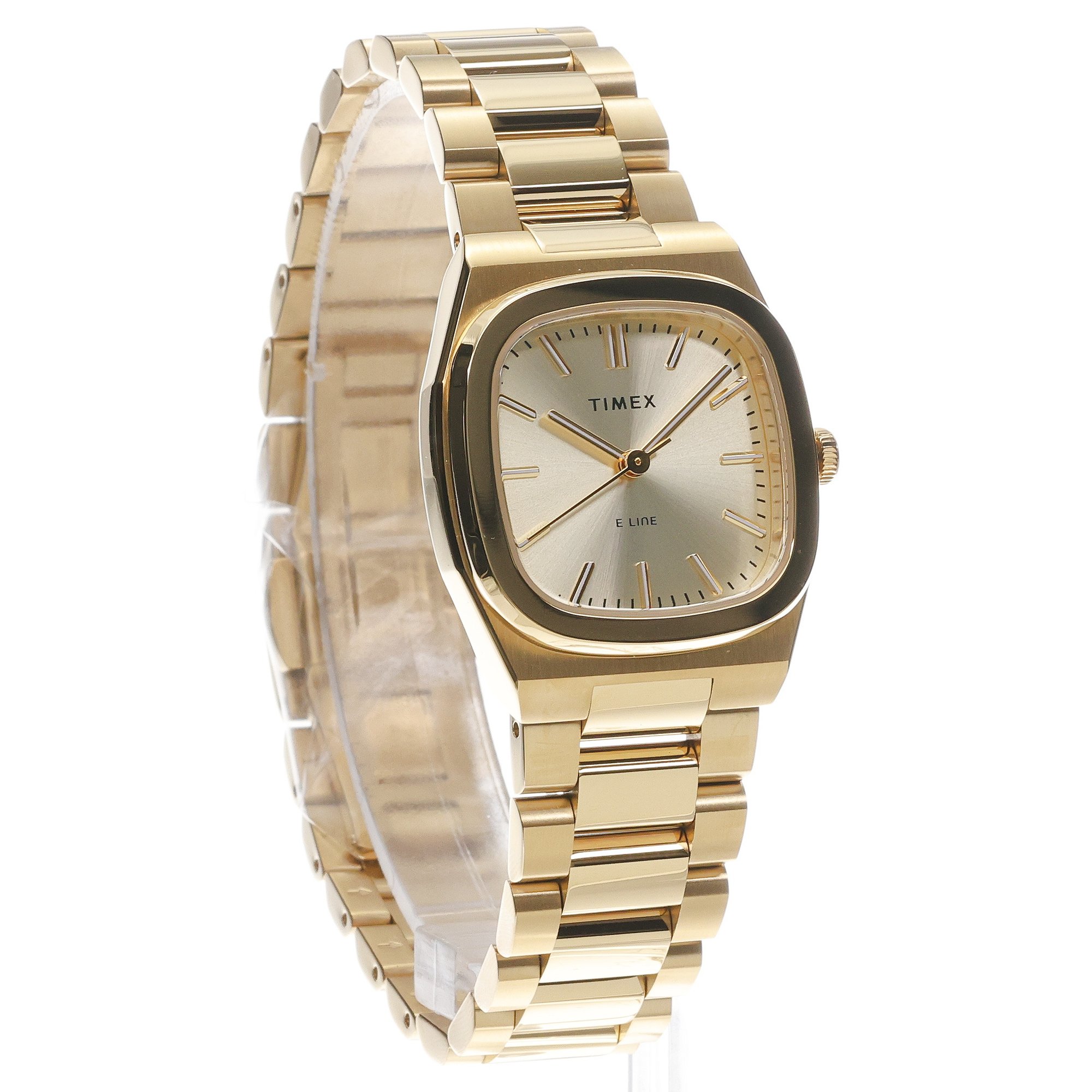 Timex TW6A00900 zegarek złoty klasyczny E Line bransoleta - miniatura 3