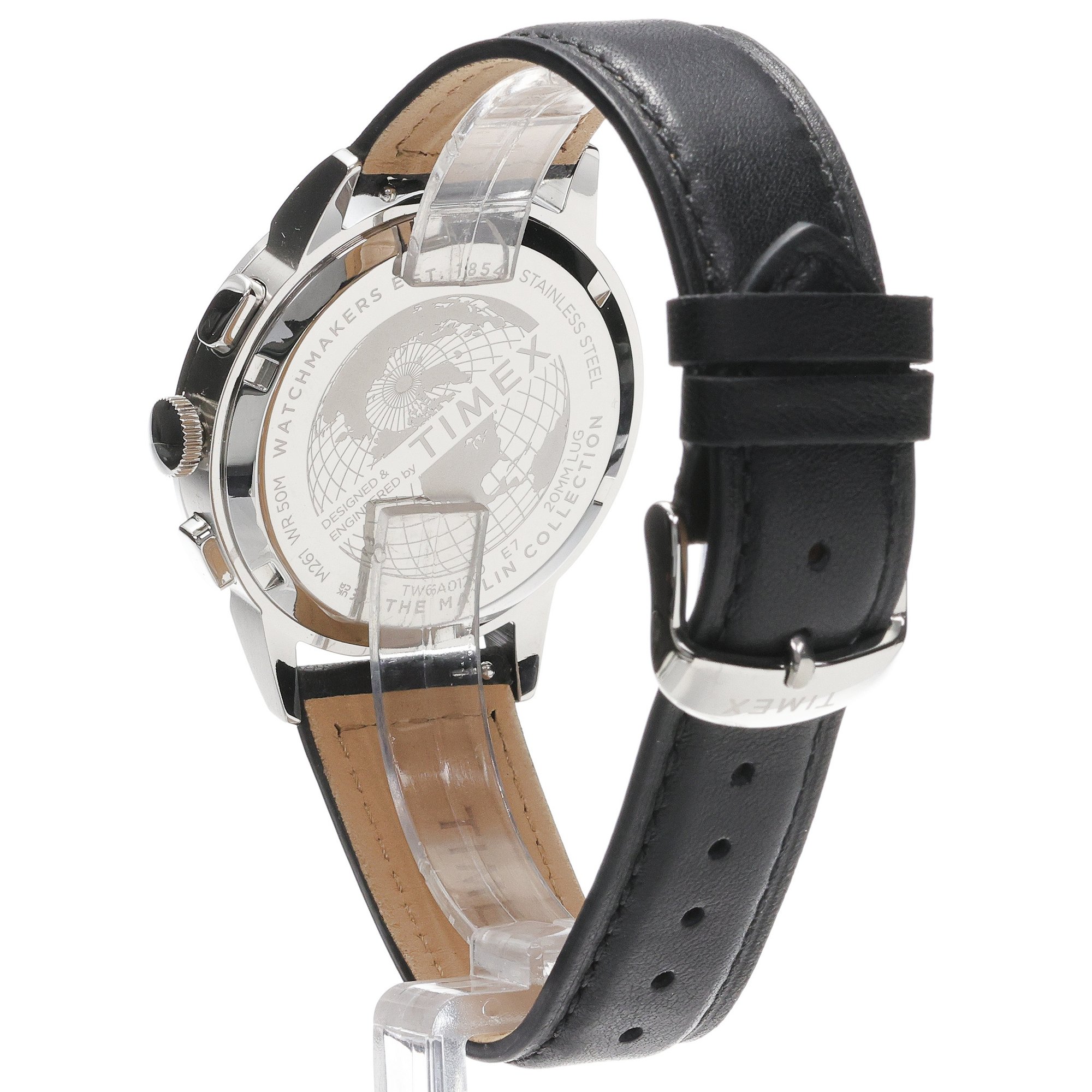 Timex TW6A01200 Marlin Neo Classic Chronograph 40mm Marlin klasyczny zegarek srebrny - miniatura 4