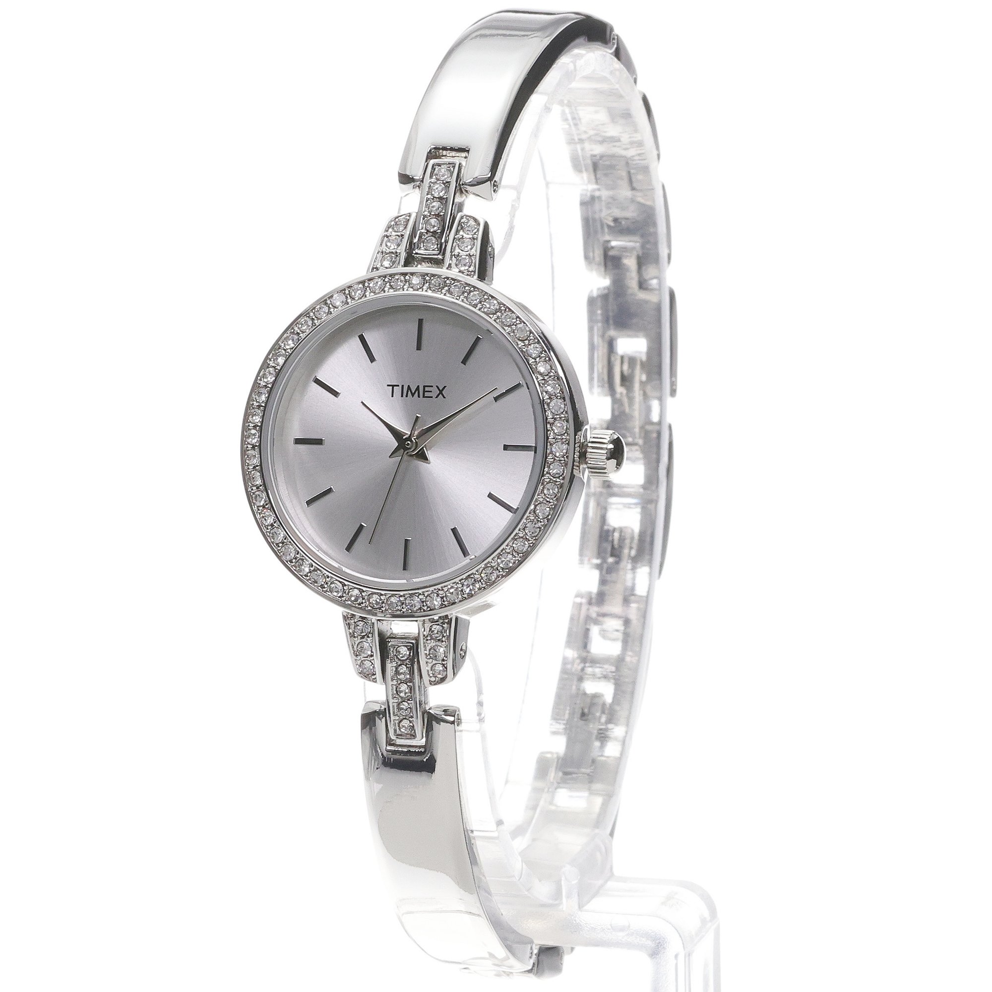 Timex TWG067700 zegarek srebrny elegancki Trend bransoleta