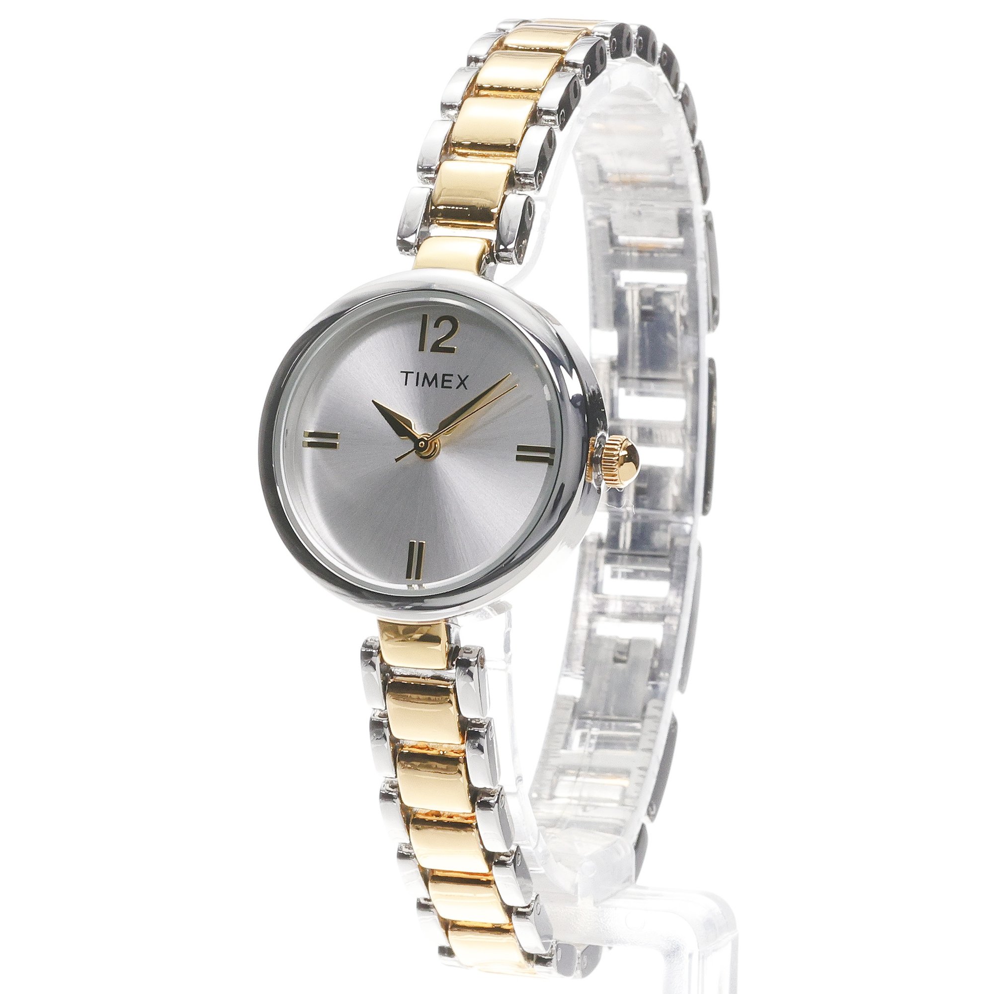 Timex TWG068200 zegarek srebrny klasyczny Main Street bransoleta