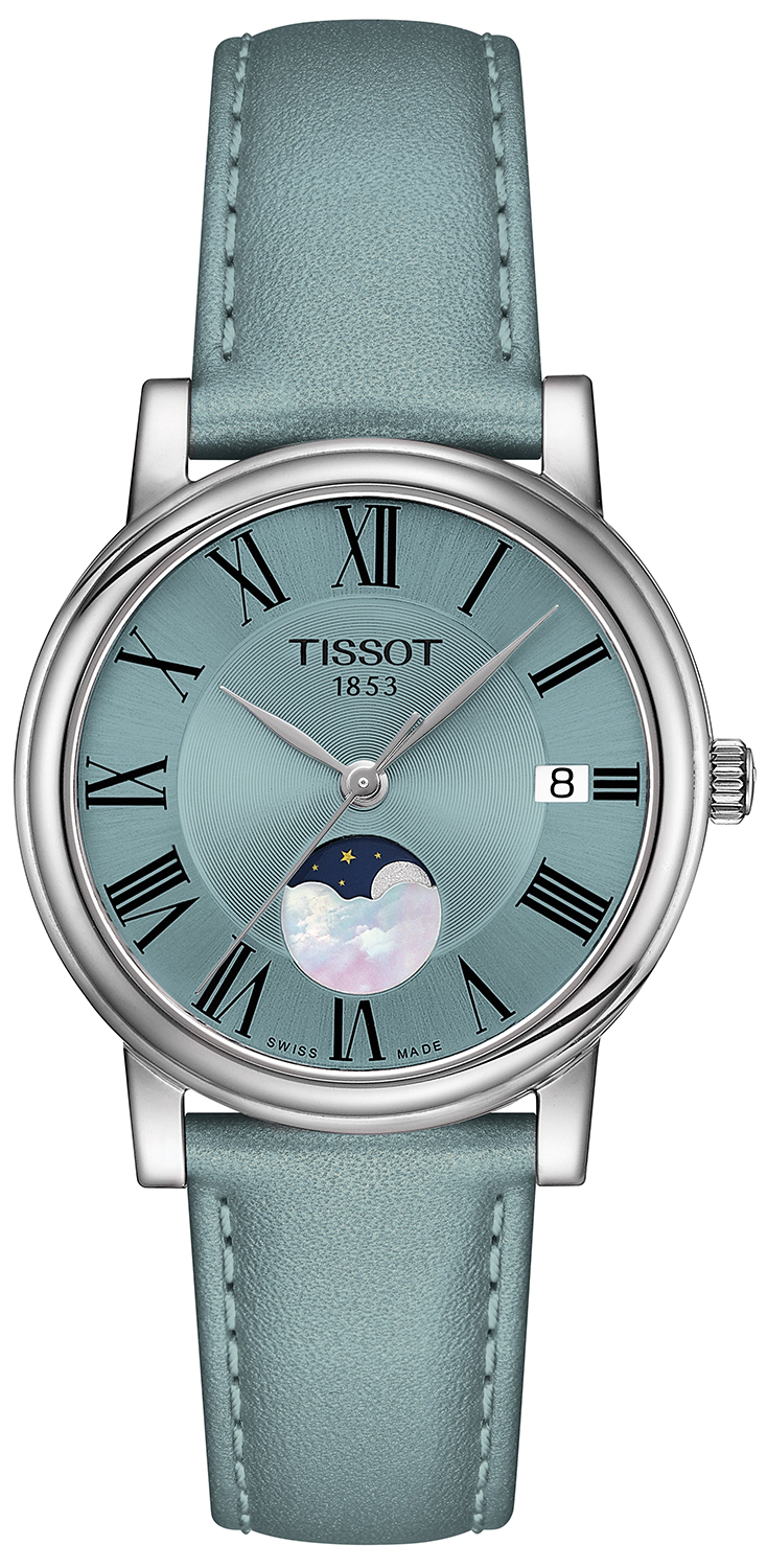 CARSON PREMIUM LADY MOONPHASE 32mm Tissot T122.223.16.353.00 