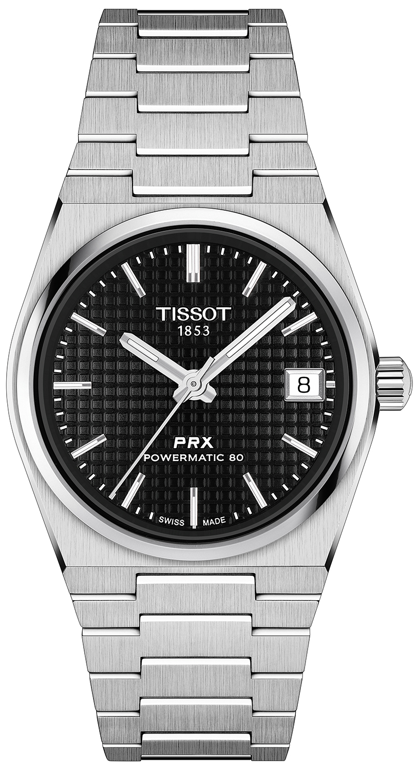PRX 35 POWERMATIC 80 Black 35mm Tissot T137.207.11.051.00 