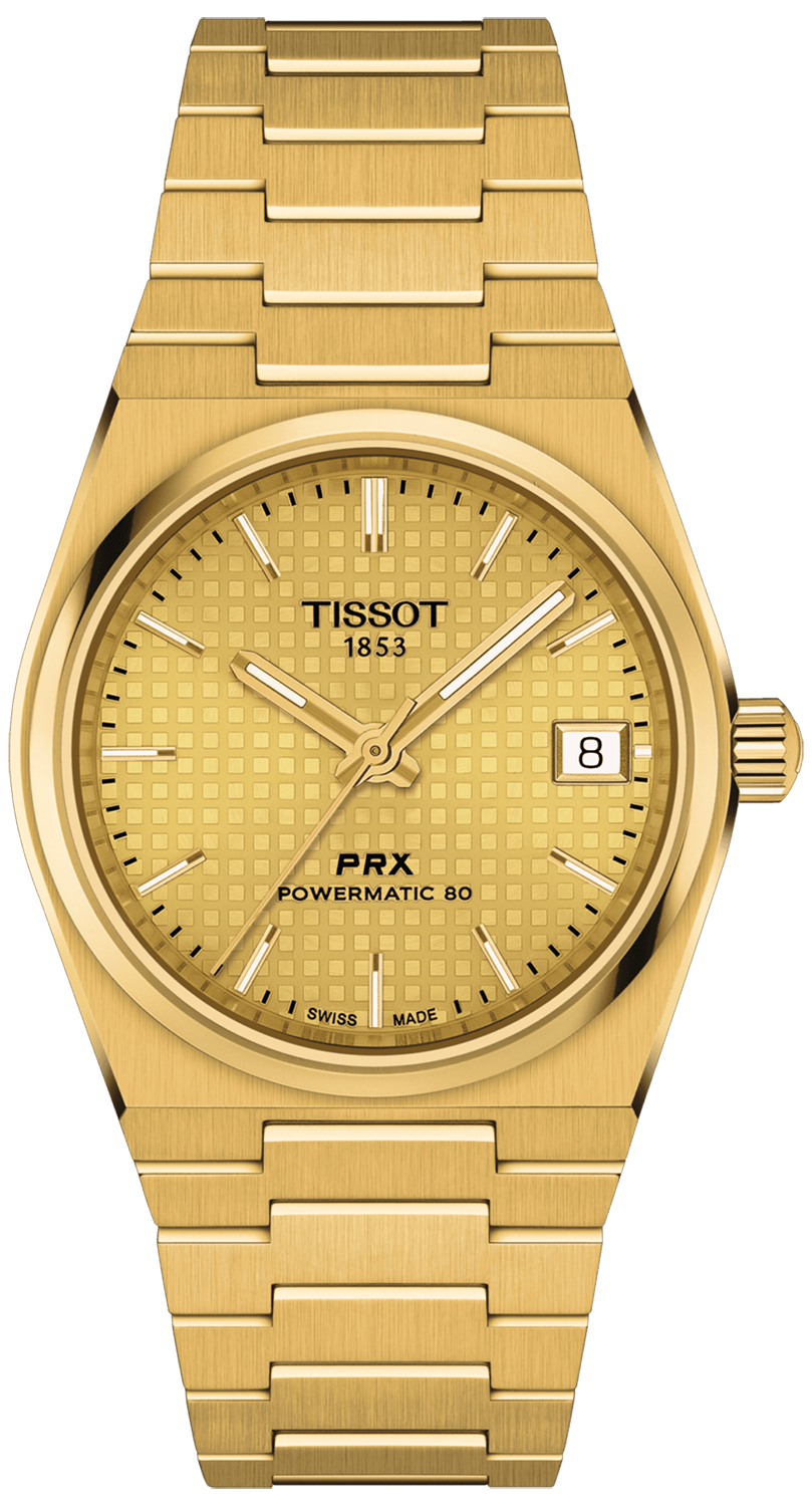 PRX 35 POWERMATIC 80 Gold 35mm Tissot T137.207.33.021.00 