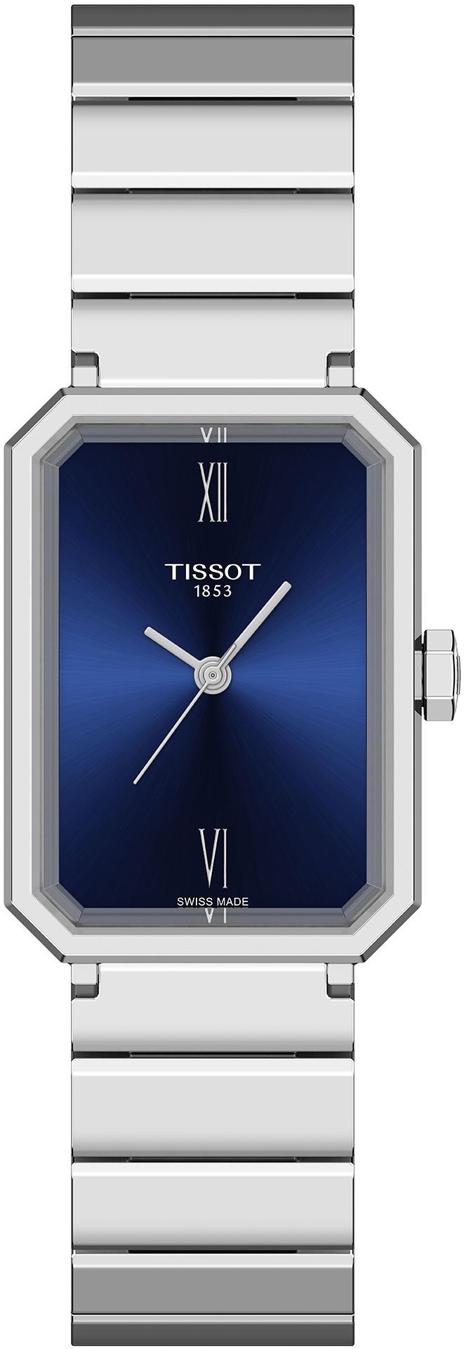 SRV 30mm Dark-Blue Dial Steel Bracelet Tissot T160.110.11.043.00 