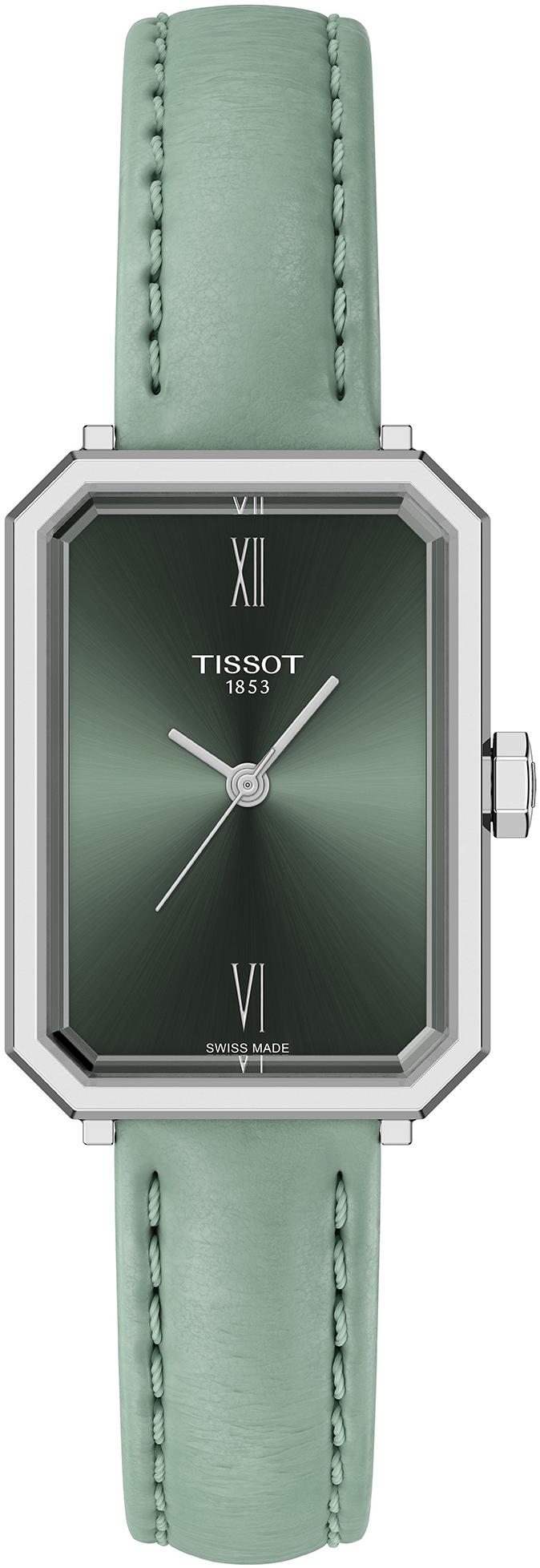 SRV 30 Green Dial Leather Strap Tissot T160.110.16.093.00 