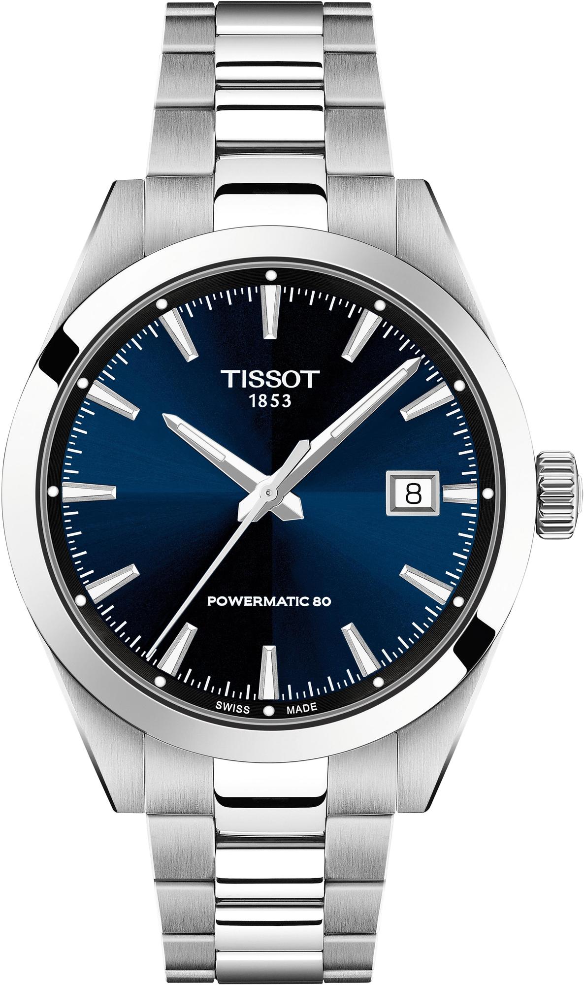 Gentleman 38mm Powermatic 80 Blue Dial Tissot T165.807.11.041.00 