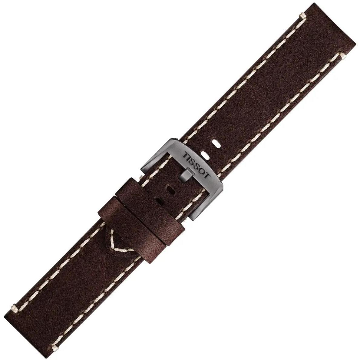 BROWN LEATHER STRAP 22/22 MM Tissot T600041405 