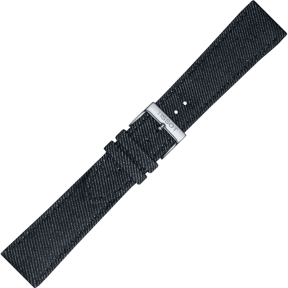 Materiałowy niebieski pasek Tissot 22 mm Tissot T852.046.779 