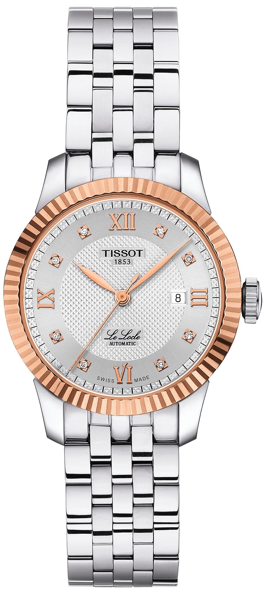 LE LOCLE 29mm 18K Gold Bezel Tissot T932.207.41.036.00 