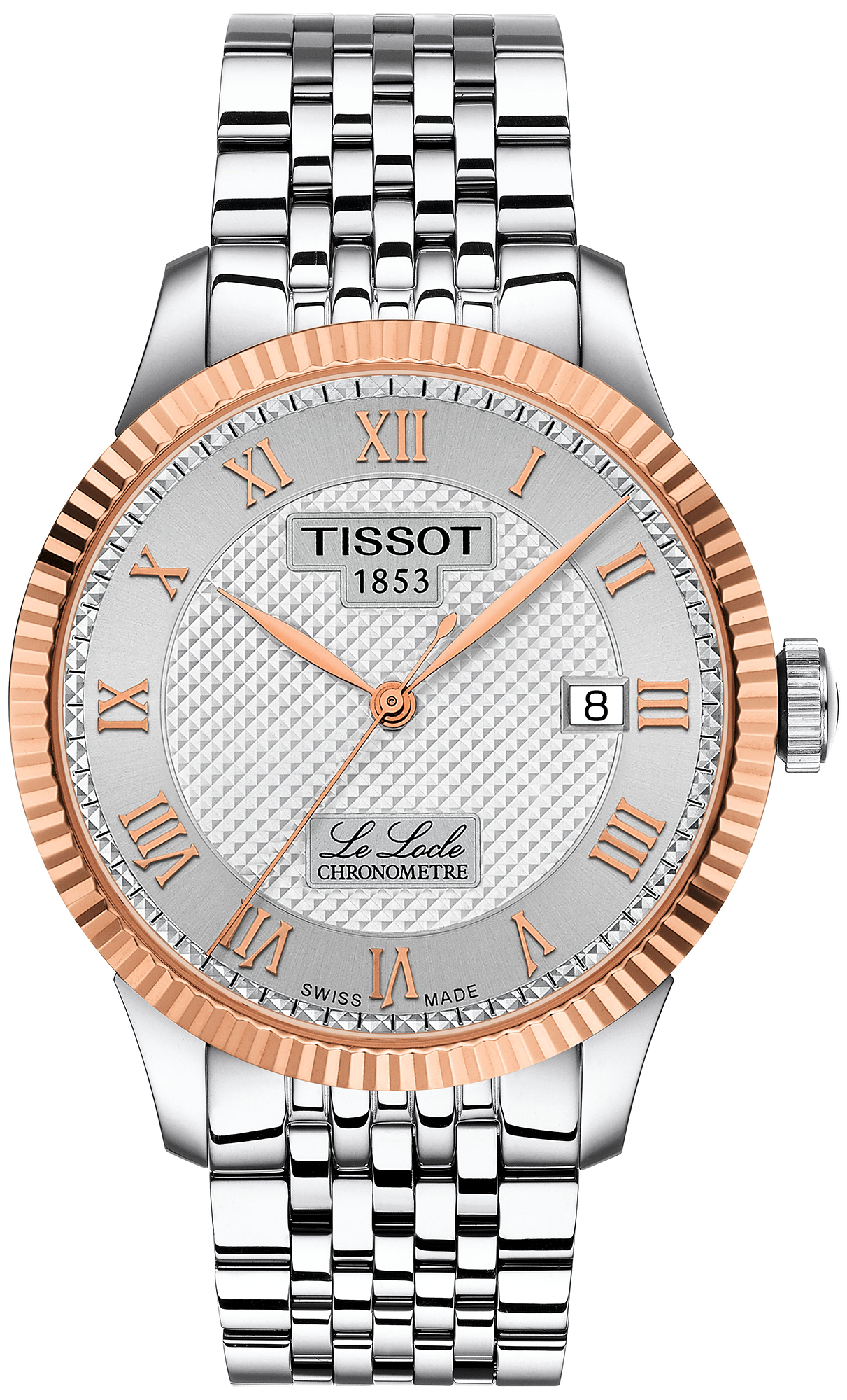 LE LOCLE COSC 39mm 18K Gold Bezel Tissot T932.408.41.033.00 
