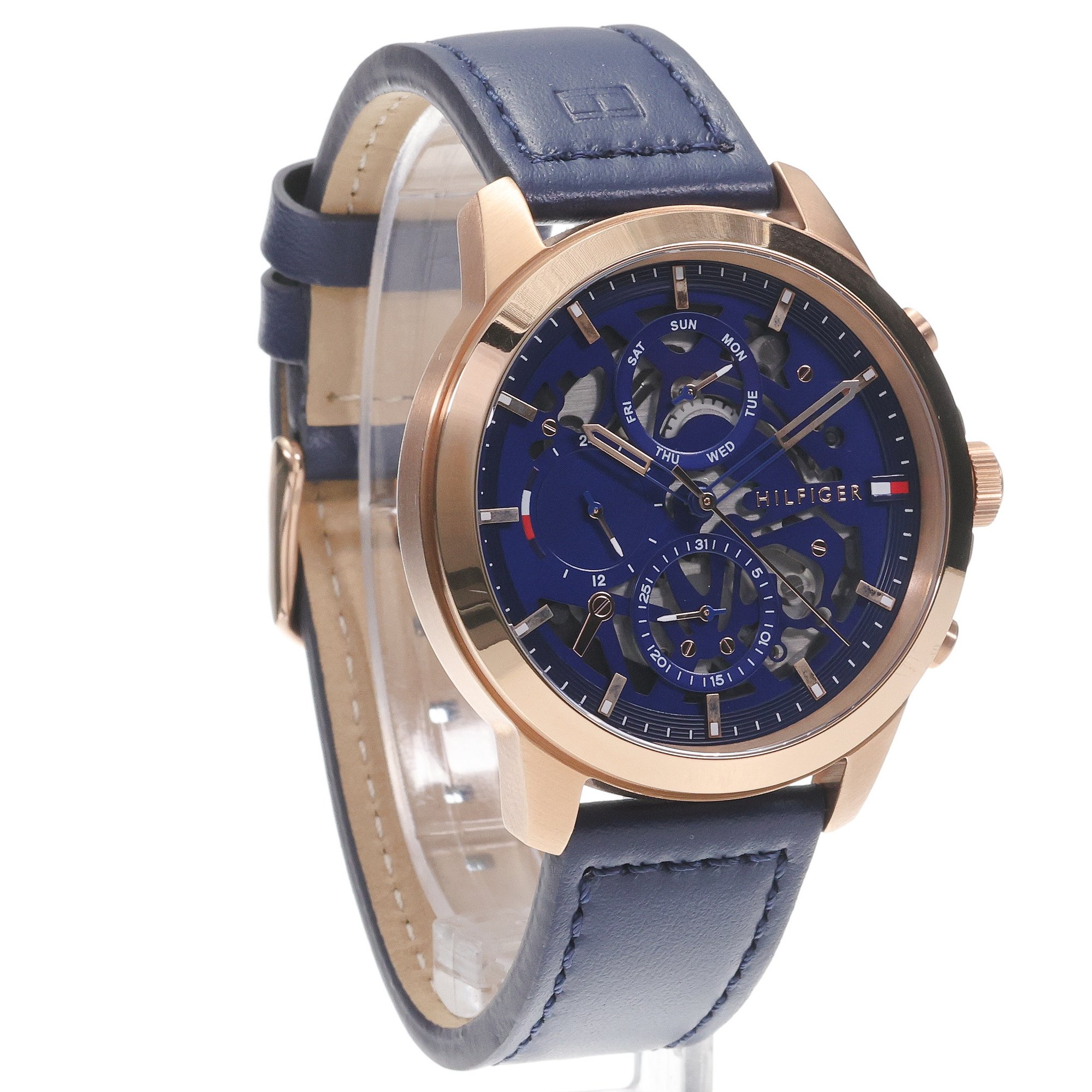Tommy Hilfiger 1710475 zegarek różowe złoto fashion-modowy Męskie pasek - miniatura 3