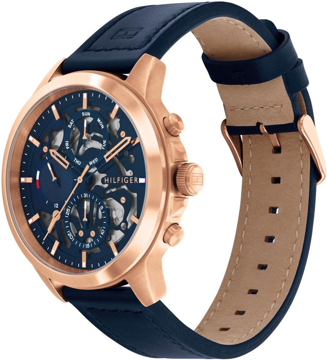 Tommy Hilfiger 1710475 zegarek różowe złoto fashion-modowy Męskie pasek - miniatura 5