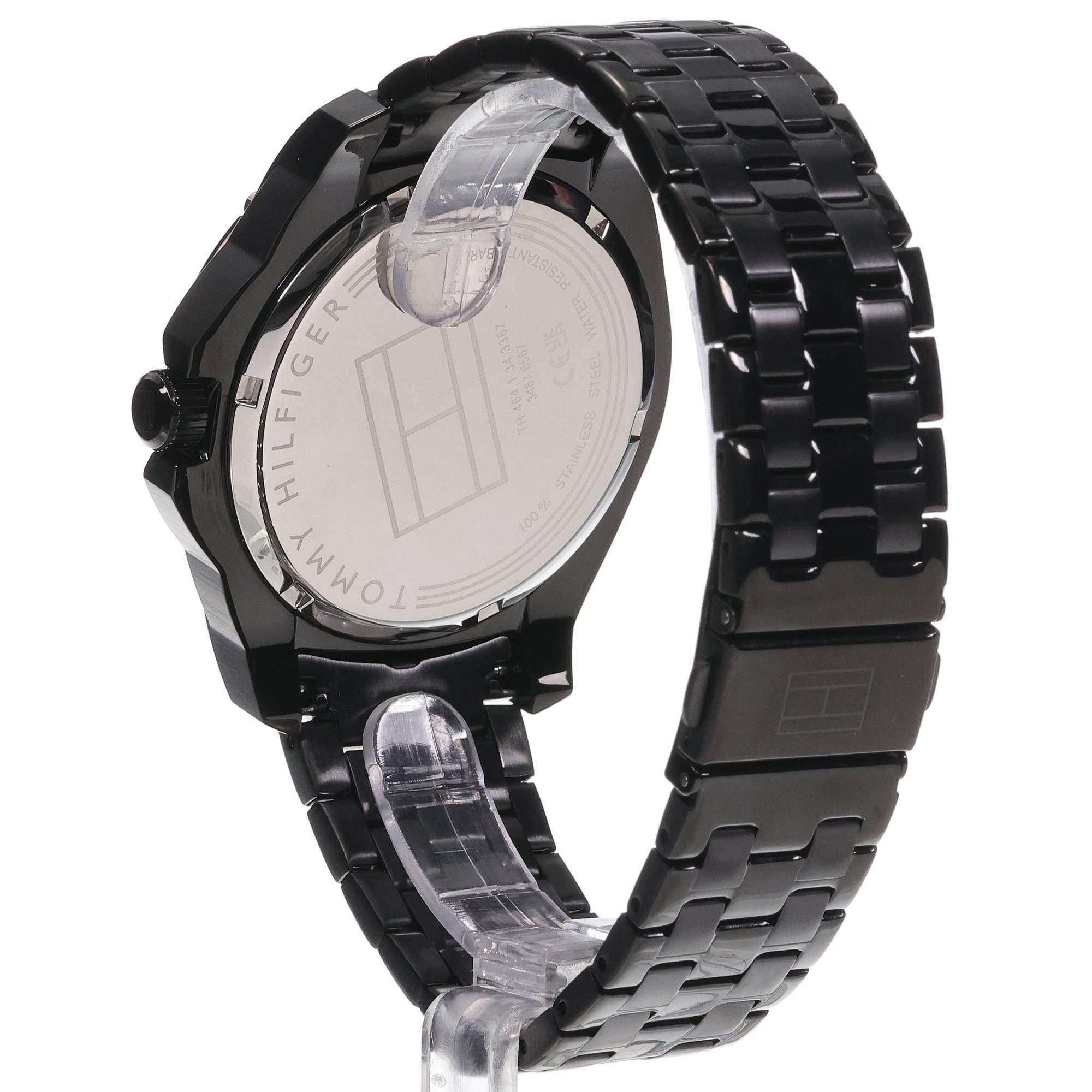 Tommy Hilfiger 1710488 zegarek czarny klasyczny Męskie bransoleta