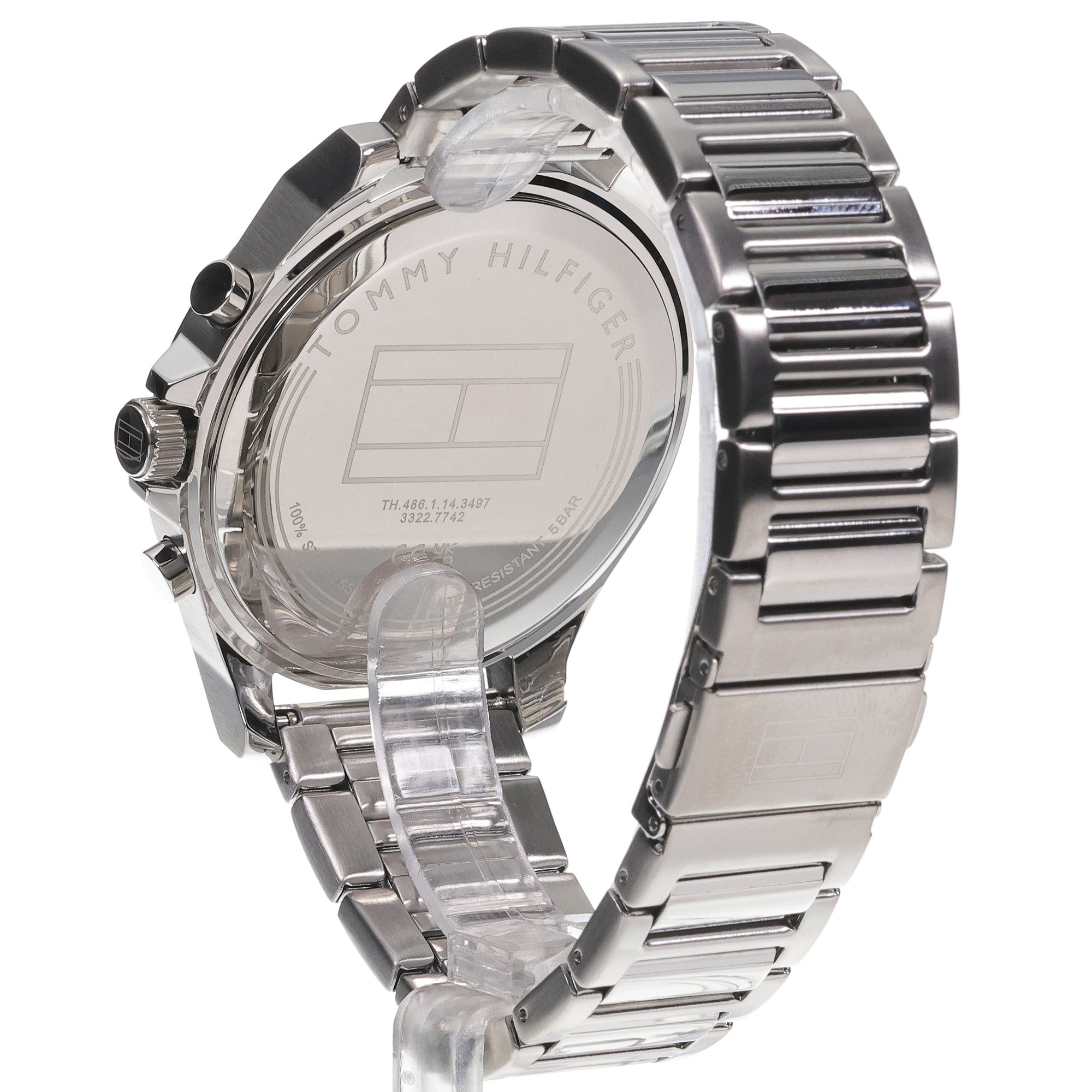 Tommy Hilfiger 1710518 zegarek srebrny fashion-modowy Męskie bransoleta