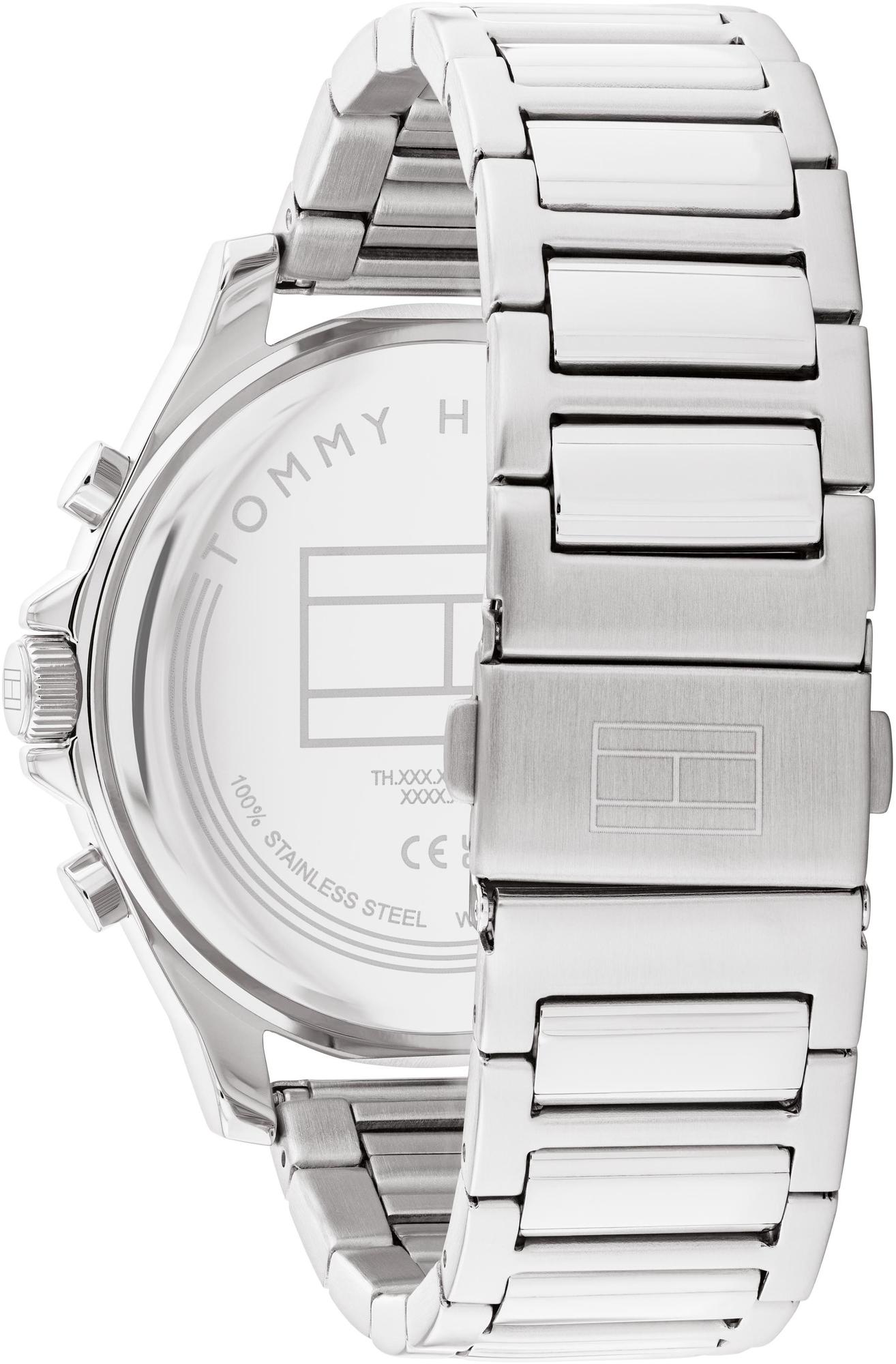 Tommy Hilfiger 1710518 zegarek srebrny fashion-modowy Męskie bransoleta