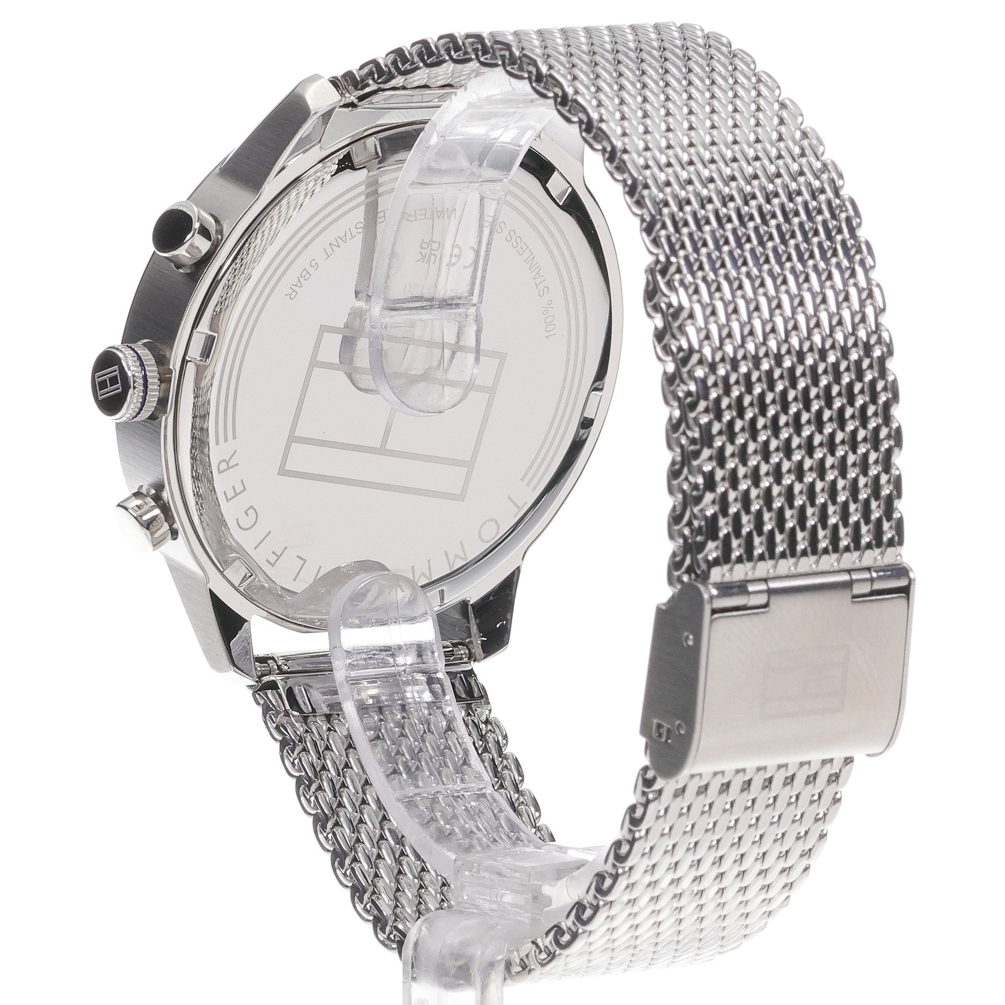 Tommy Hilfiger 1710524 zegarek srebrny klasyczny Męskie bransoleta - miniatura 4