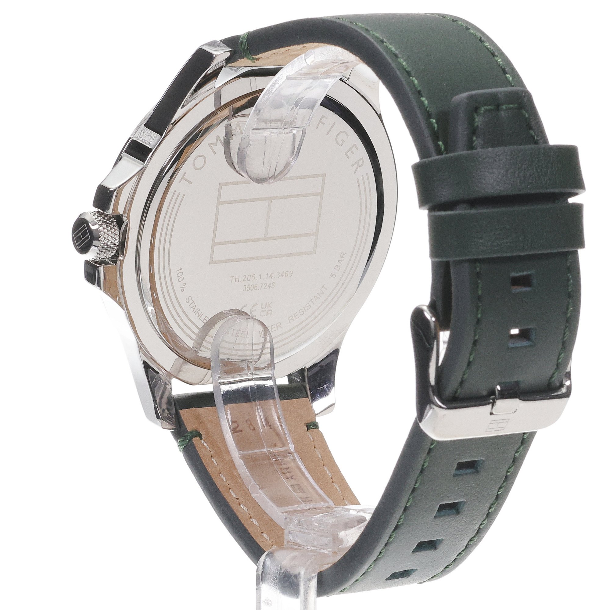 Tommy Hilfiger 1710531 zegarek srebrny klasyczny Męskie pasek - miniatura 4
