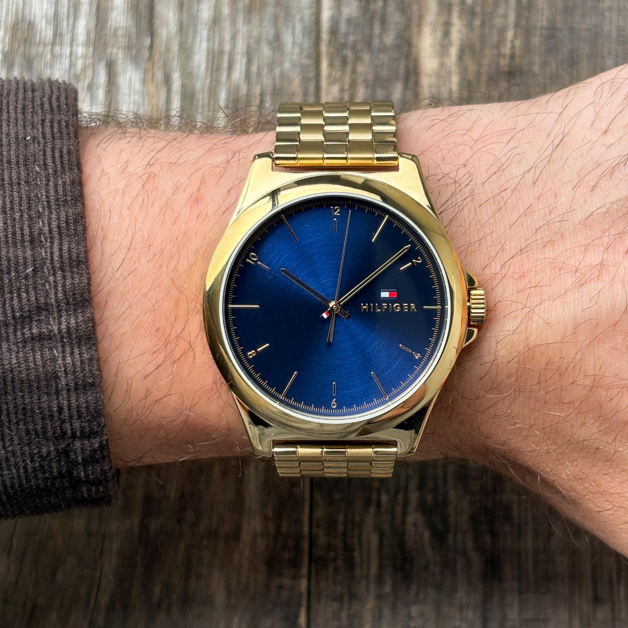 Tommy Hilfiger 1710546 zegarek złoty klasyczny Męskie bransoleta - miniatura 8