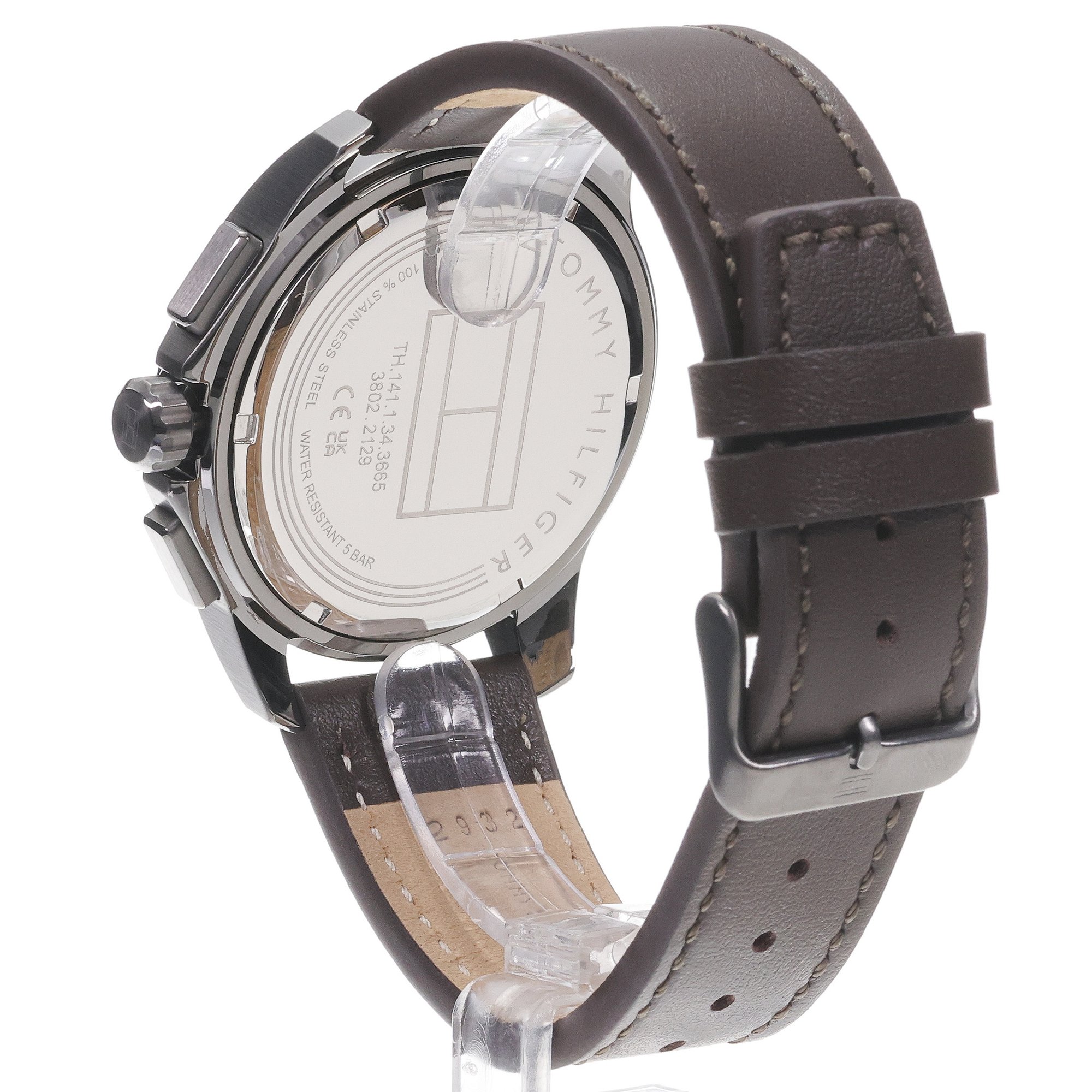 Tommy Hilfiger 1710623 zegarek szary klasyczny Męskie pasek - miniatura 4