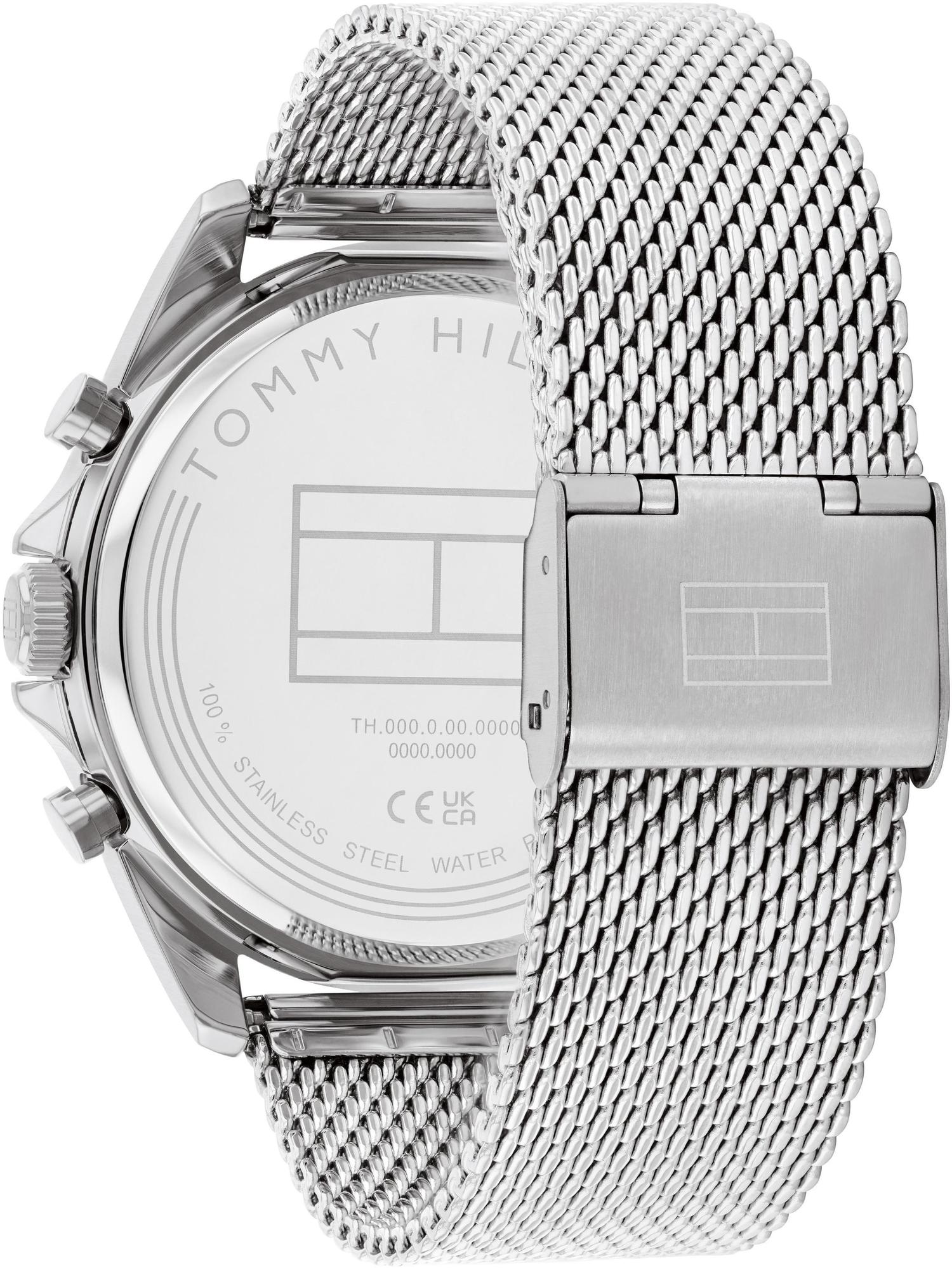 Tommy Hilfiger 1710646 zegarek srebrny fashion-modowy Męskie bransoleta