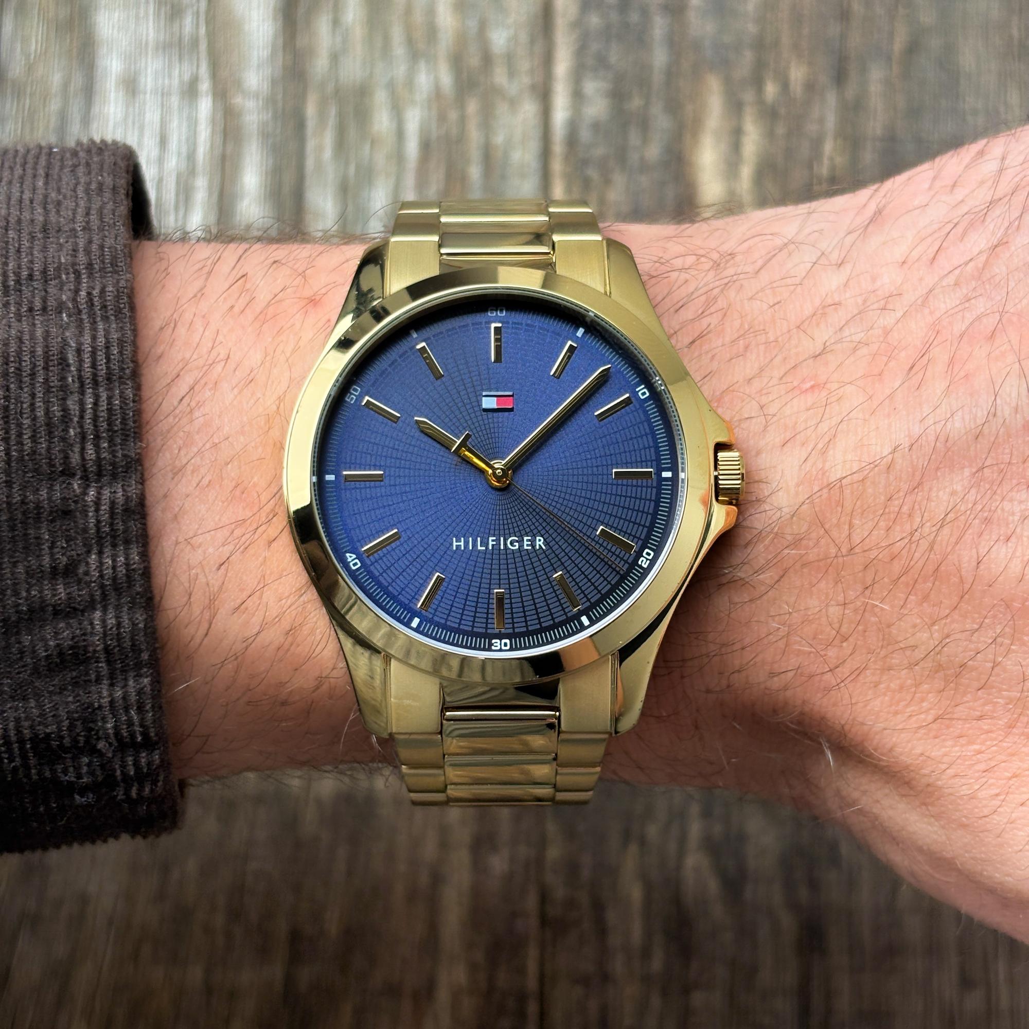 Tommy Hilfiger 1710679 zegarek złoty sportowy Męskie bransoleta - miniatura 8