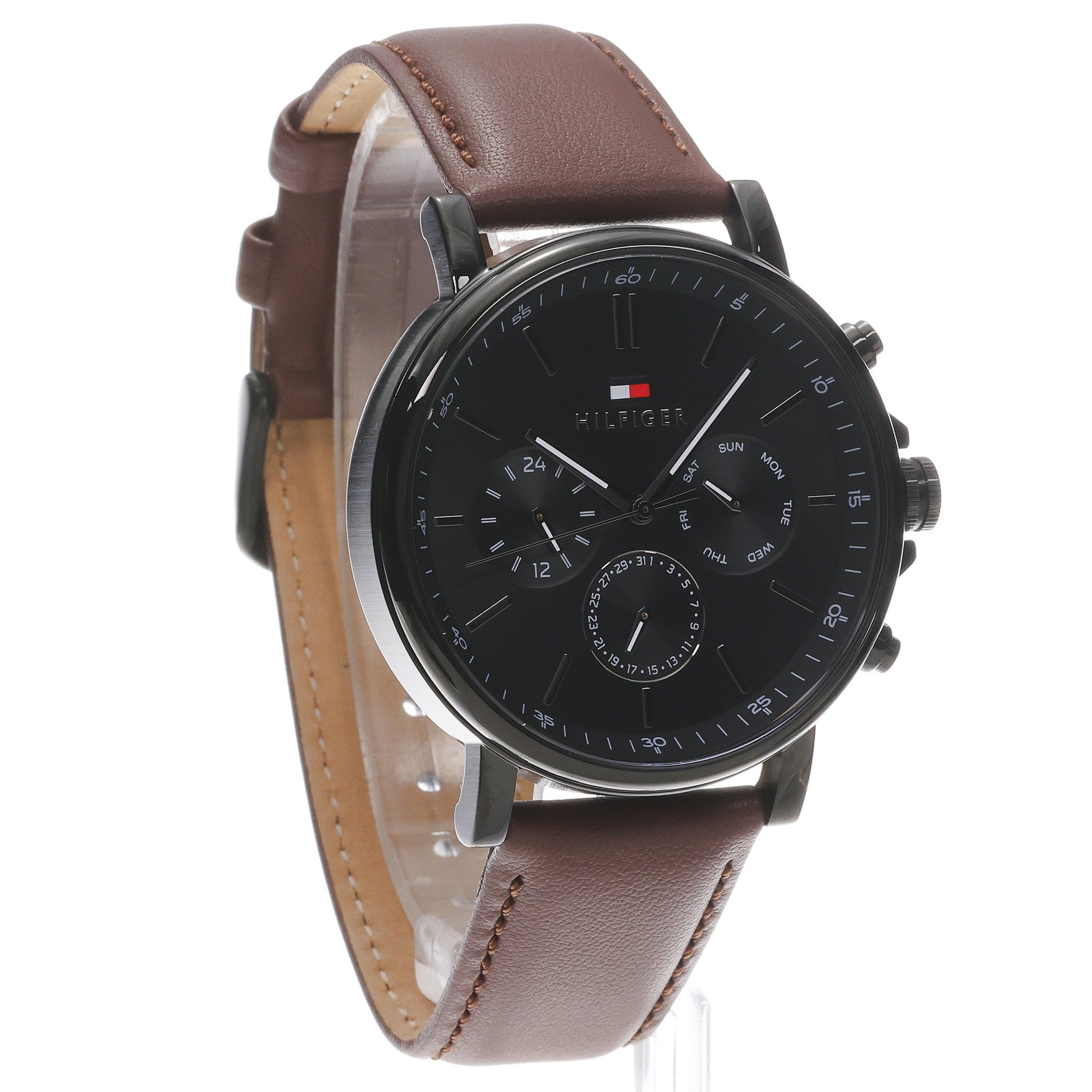 Tommy Hilfiger 1710704 zegarek czarny klasyczny Męskie pasek - miniatura 3