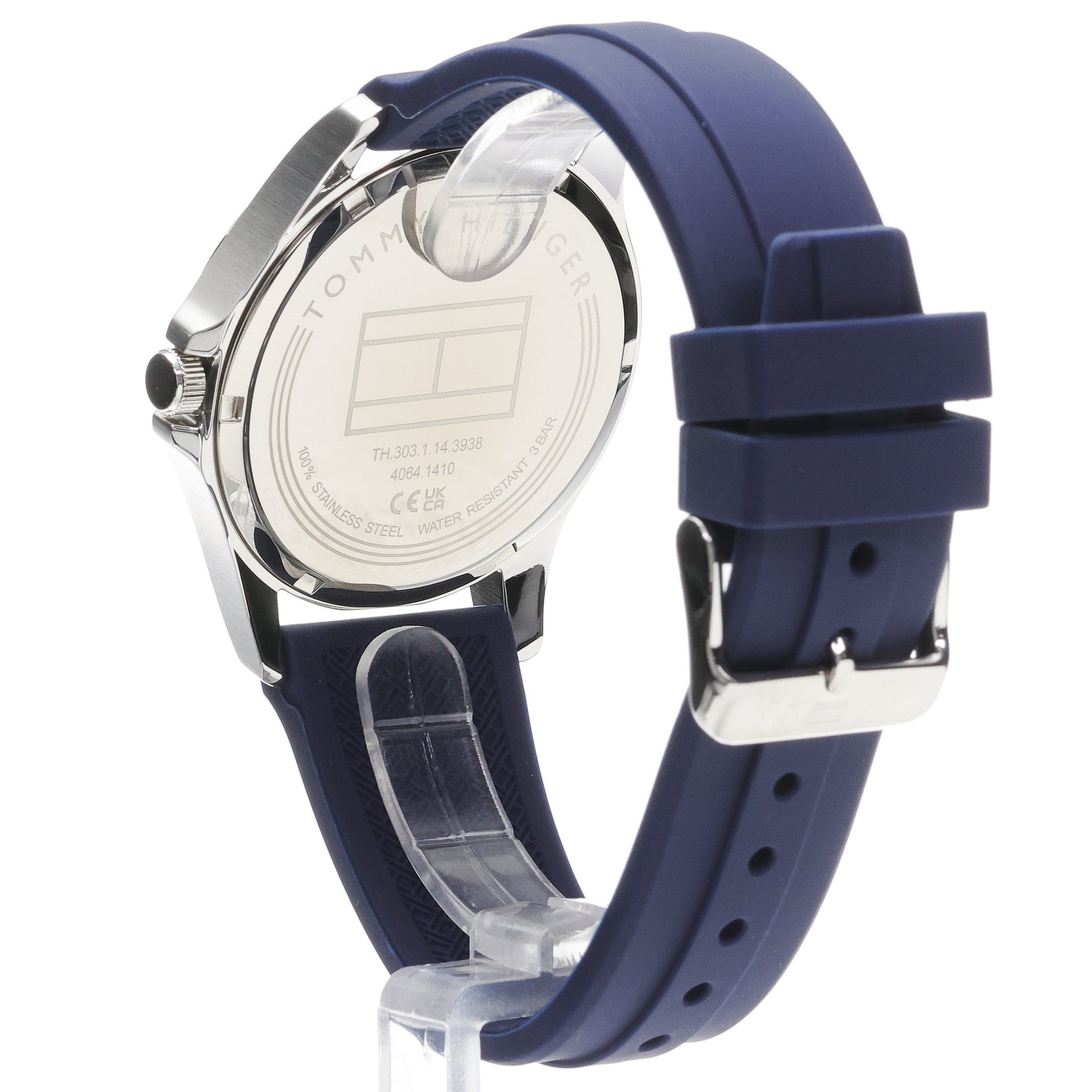 Tommy Hilfiger 1710738 zegarek srebrny klasyczny Męskie pasek - miniatura 4