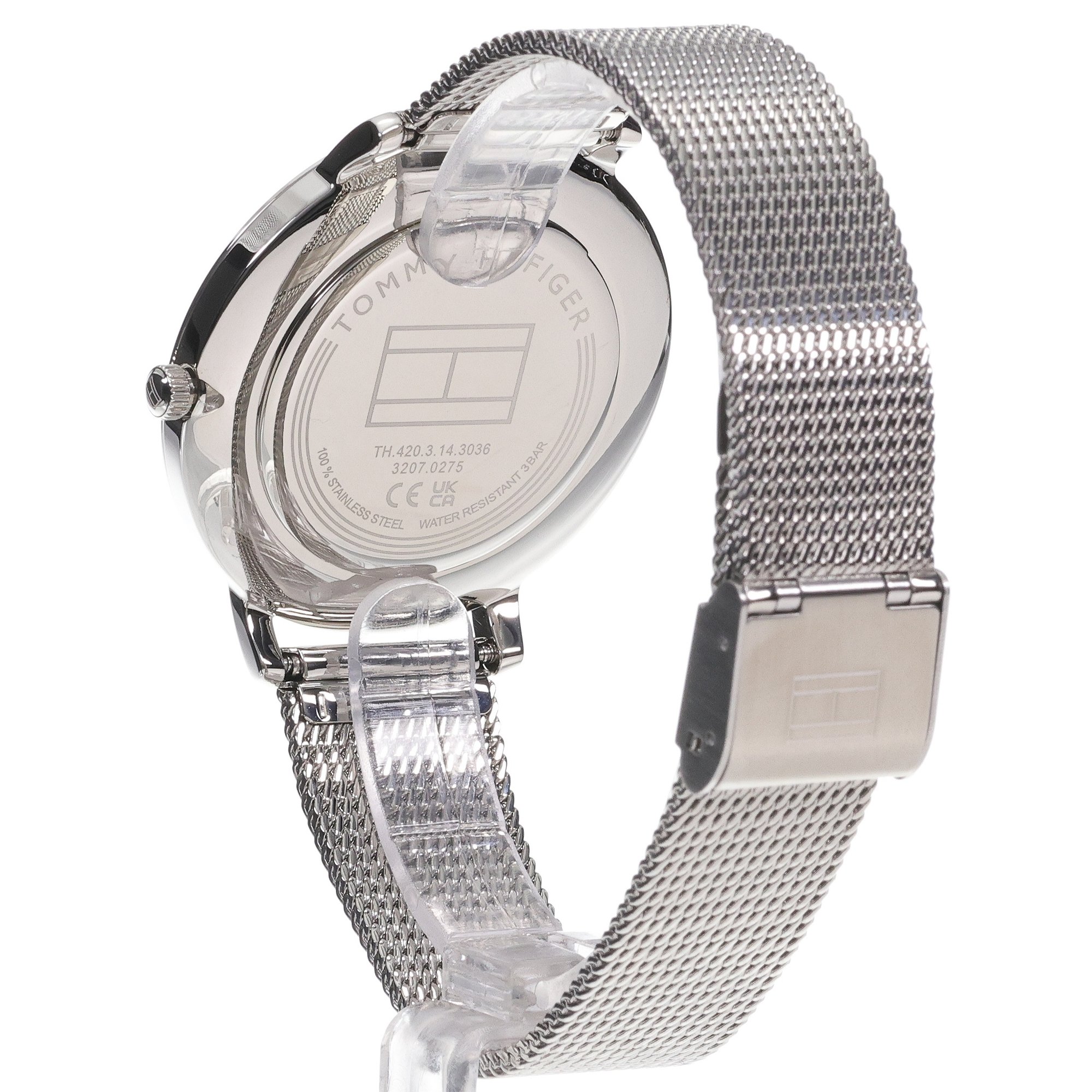 Tommy Hilfiger 1782338 zegarek srebrny klasyczny Damskie bransoleta - miniatura 4