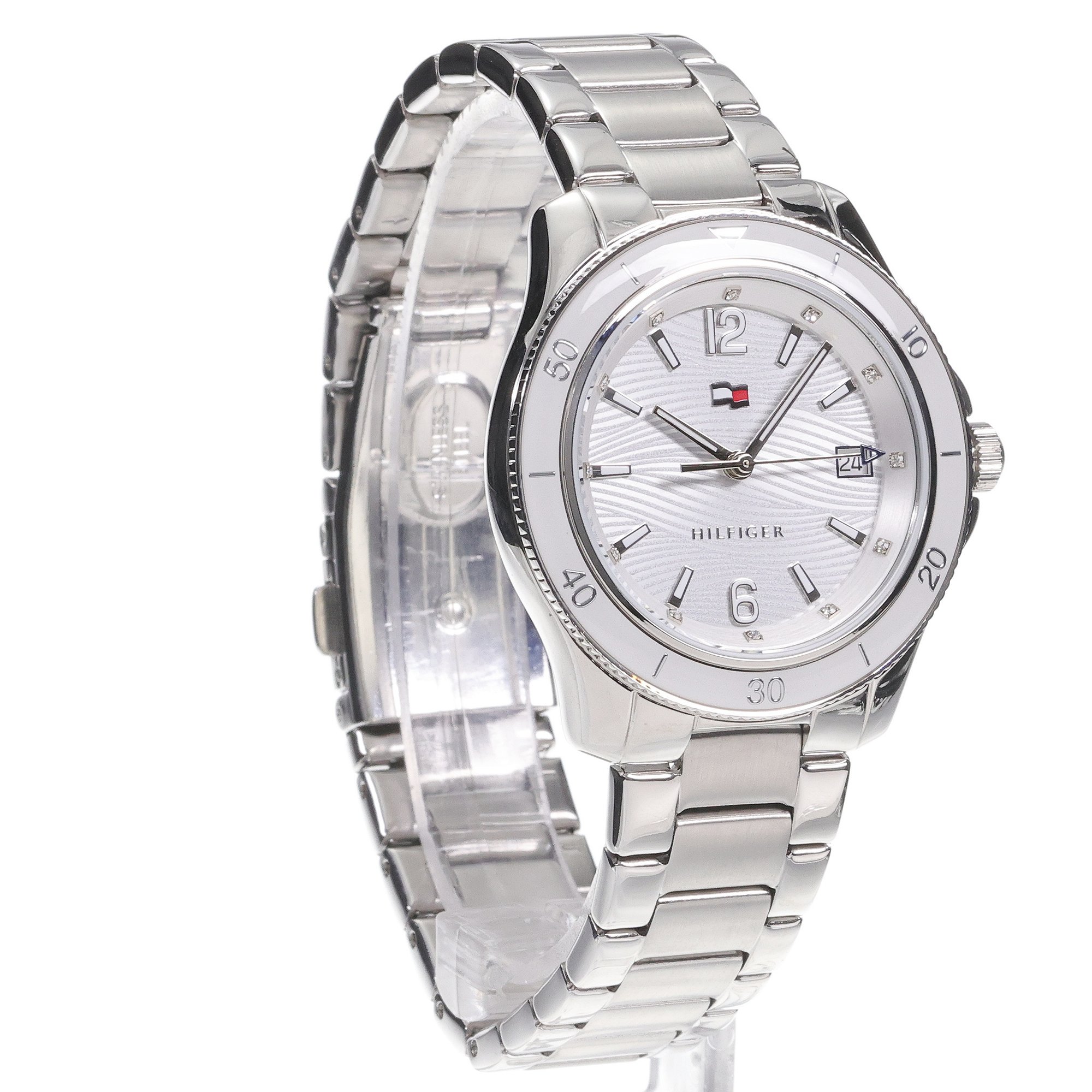 Tommy Hilfiger 1782512 zegarek srebrny klasyczny Damskie bransoleta
