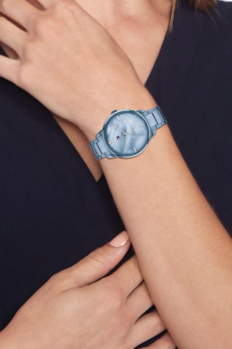 Tommy Hilfiger 1782547 Paige Damskie klasyczny zegarek niebieski