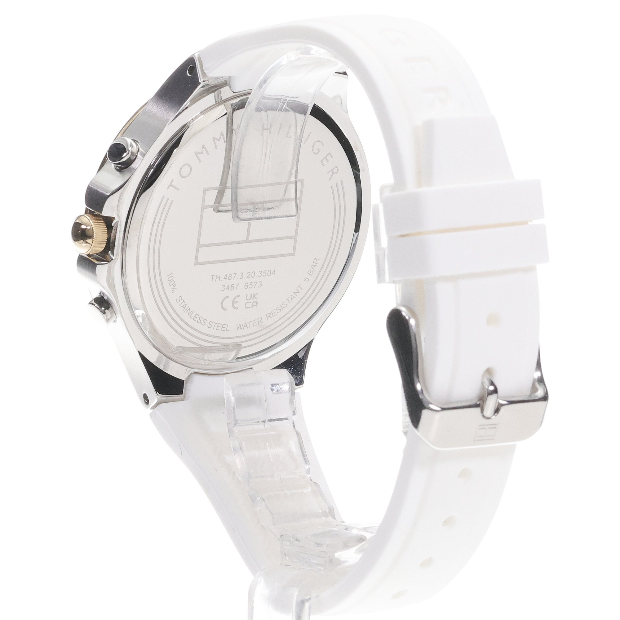 Tommy Hilfiger 1782598 zegarek srebrny fashion-modowy Damskie pasek