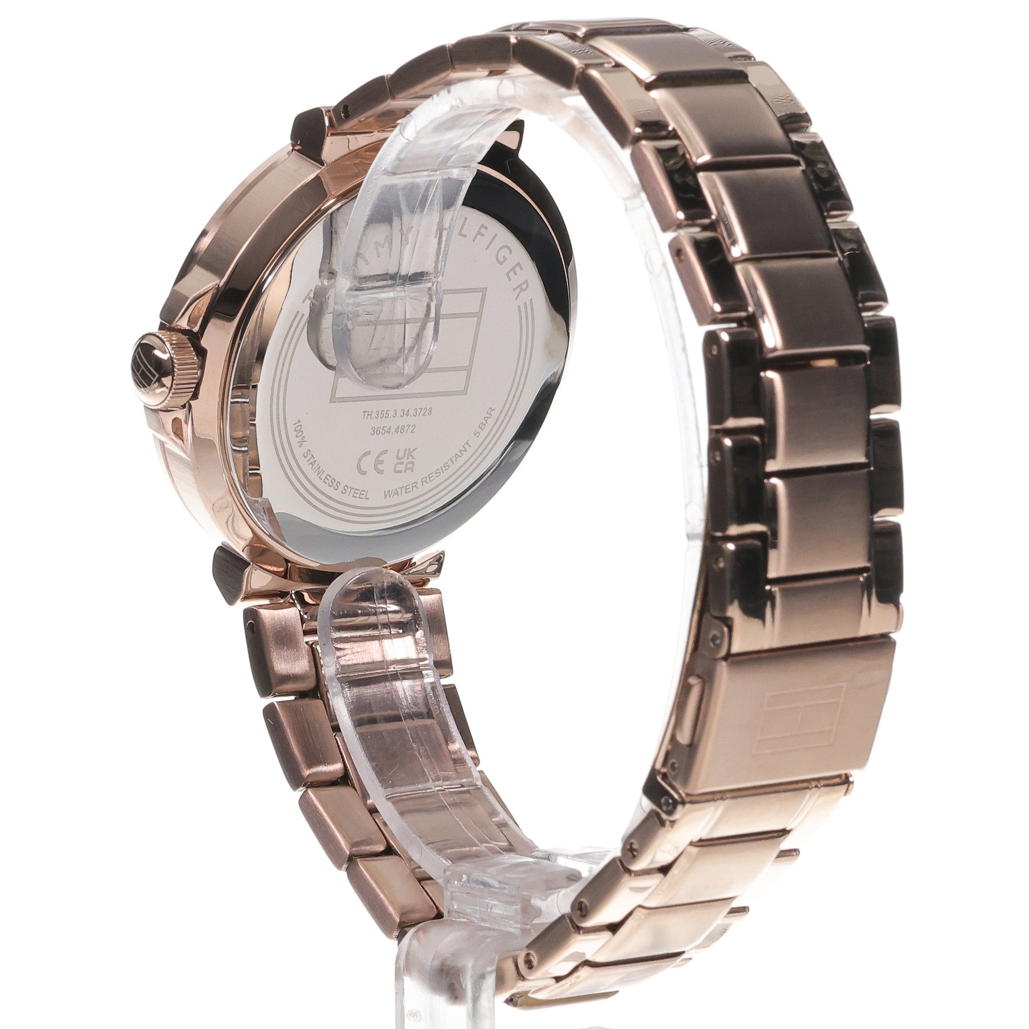 Tommy Hilfiger 1782756 zegarek różowe złoto fashion-modowy Damskie bransoleta - miniatura 4