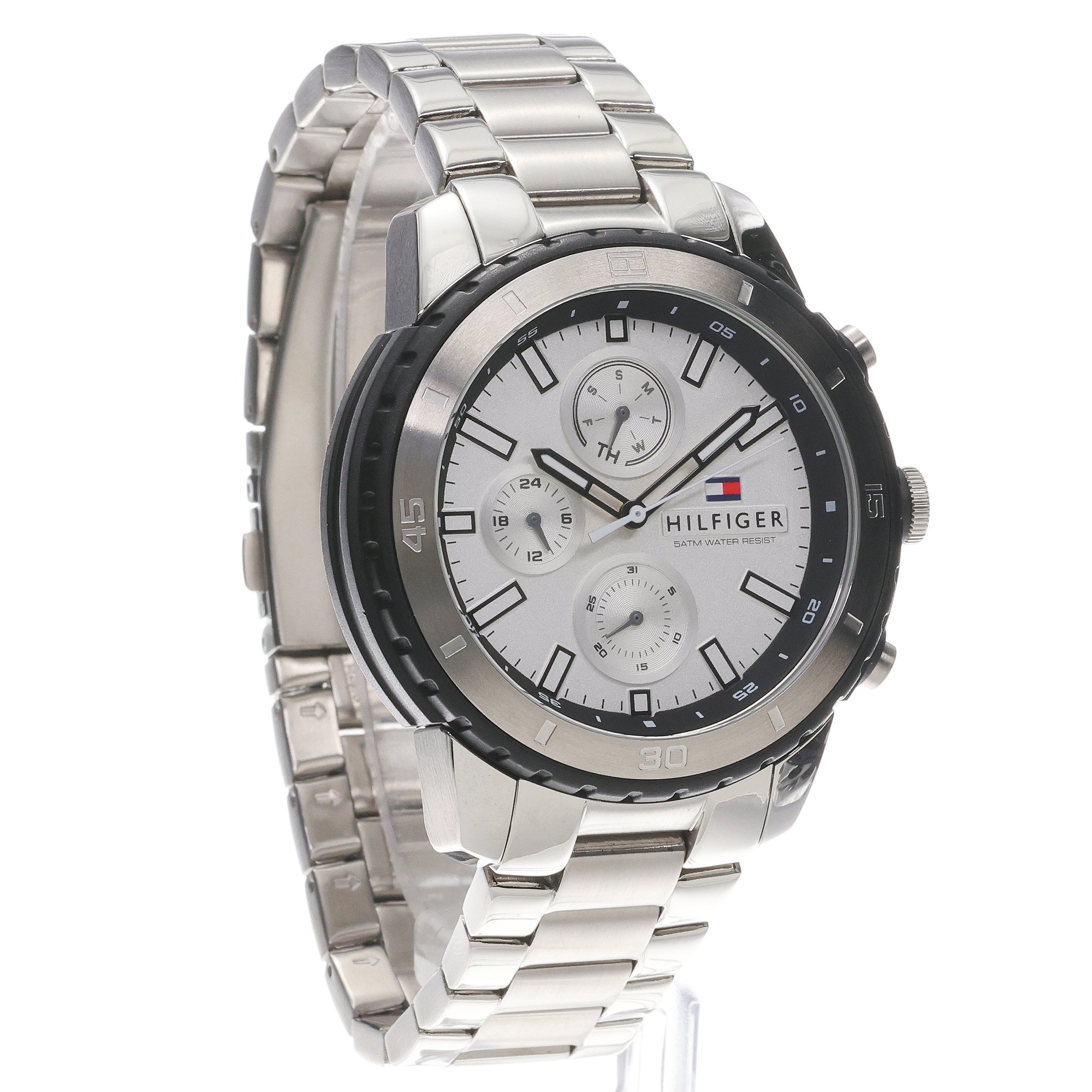 Tommy Hilfiger 1791191 zegarek srebrny fashion-modowy Męskie bransoleta - miniatura 3