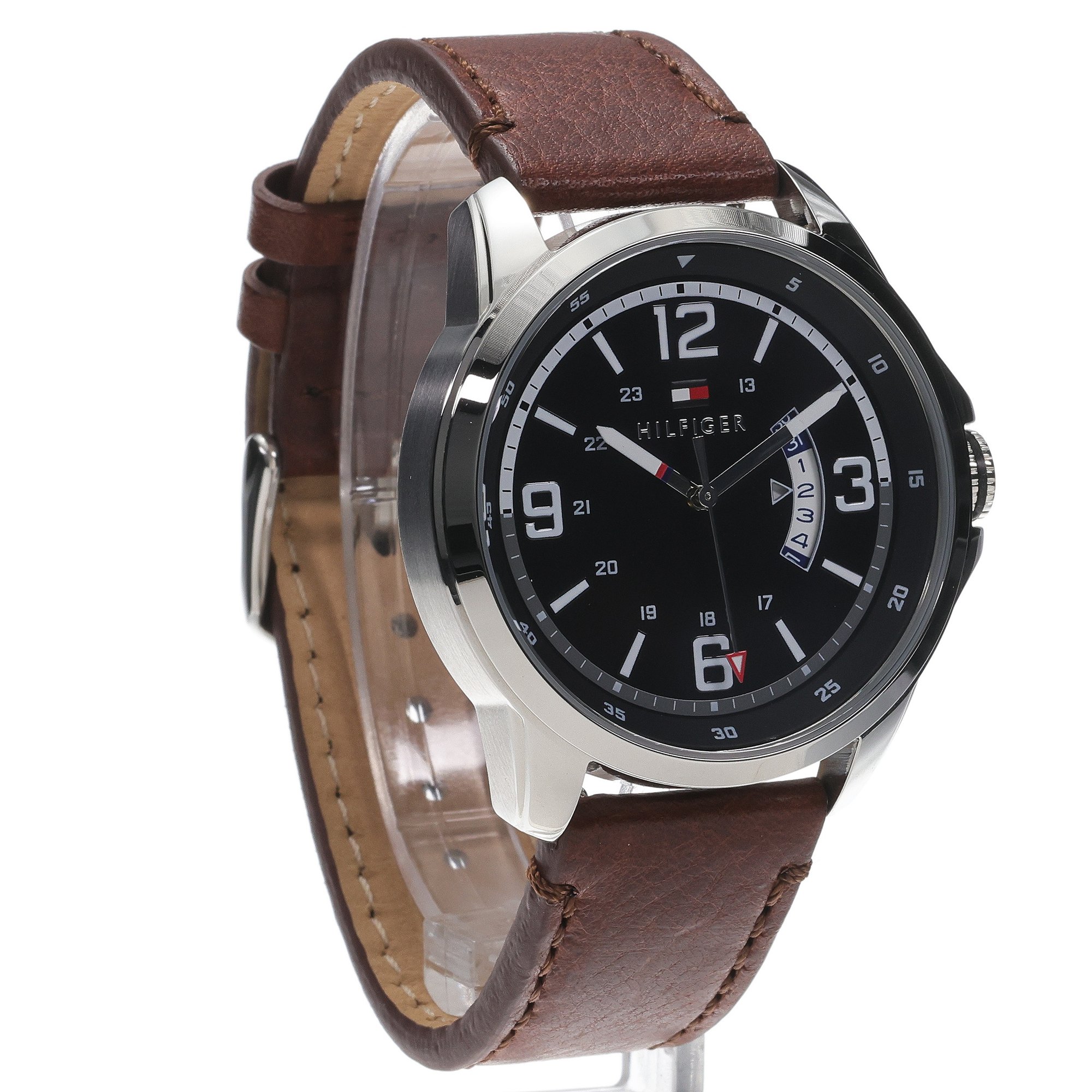 Tommy Hilfiger 1791321 zegarek srebrny fashion-modowy Męskie pasek - miniatura 3