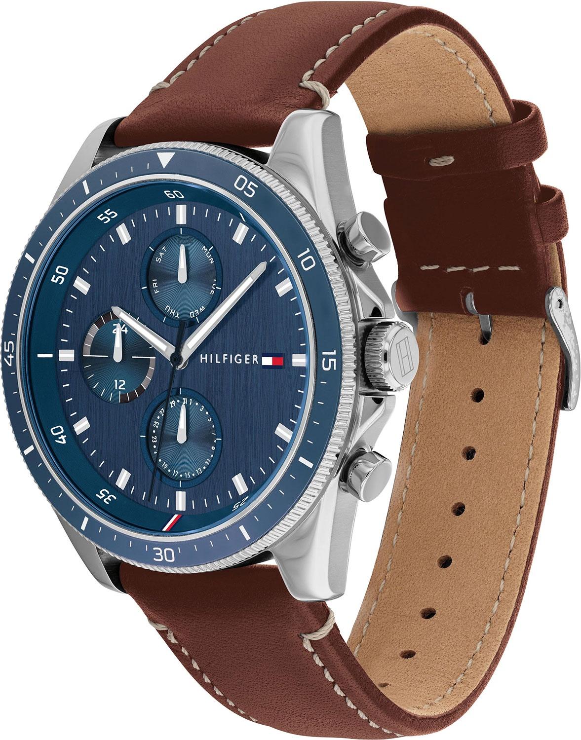 Tommy Hilfiger 1791837 zegarek srebrny fashion-modowy Męskie pasek - miniatura 3
