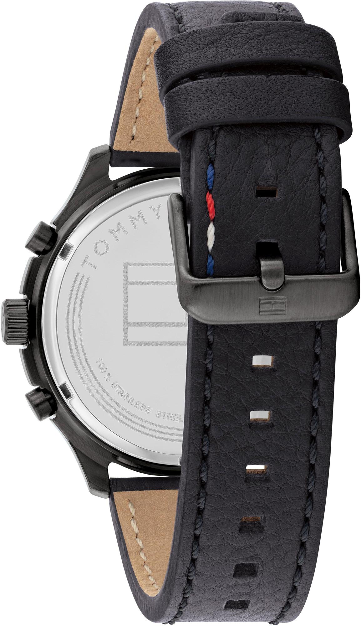 Tommy Hilfiger 1791854 zegarek czarny klasyczny Męskie pasek