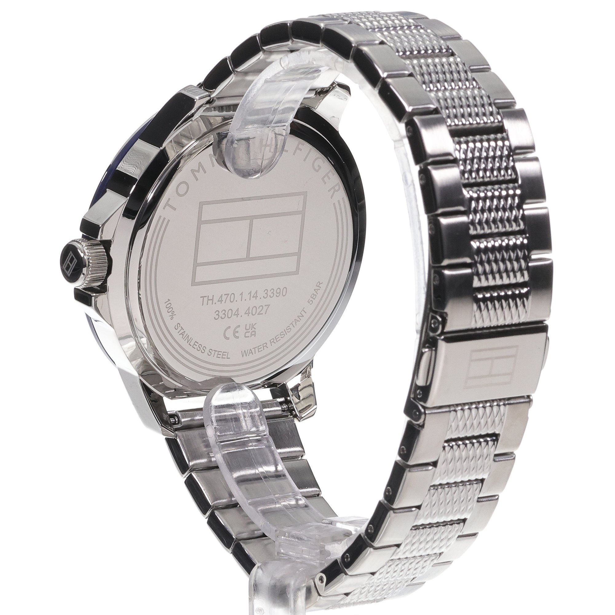 Tommy Hilfiger 1792024 zegarek srebrny klasyczny Męskie bransoleta - miniatura 4