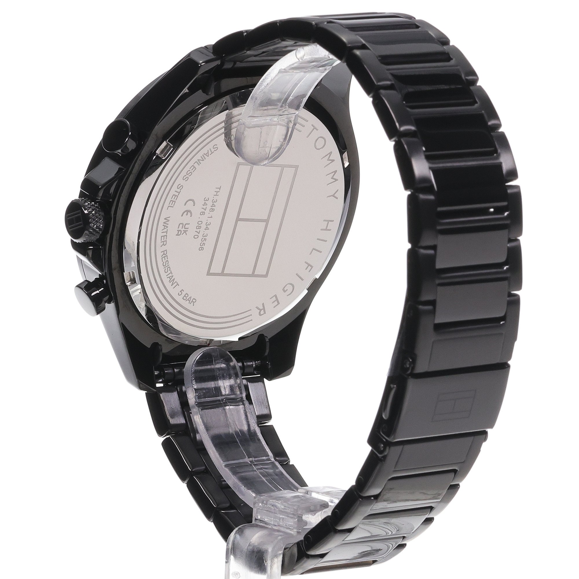 Tommy Hilfiger 1792081 zegarek czarny sportowy Męskie bransoleta