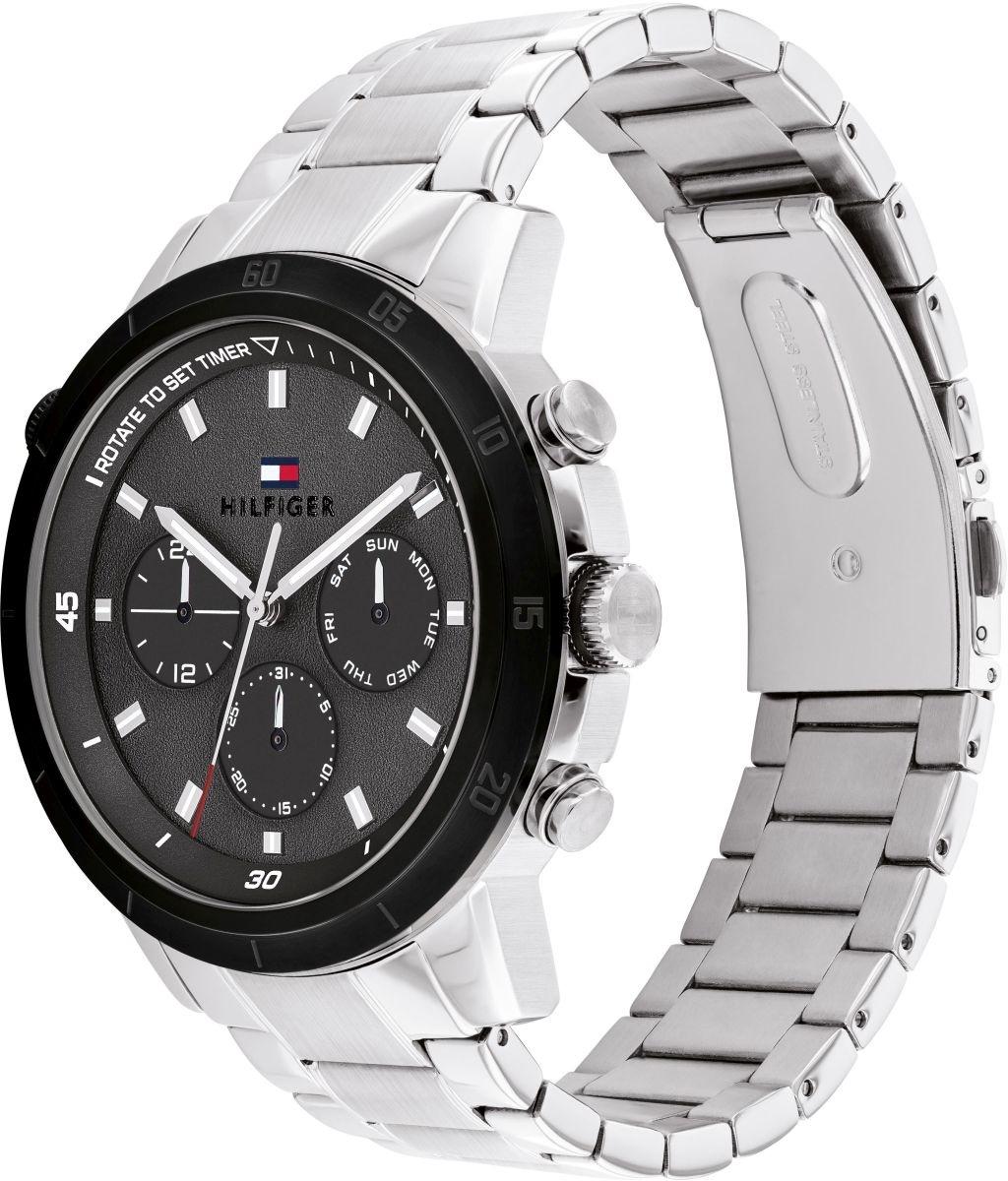Tommy Hilfiger 1792106 Troy Męskie fashion-modowy zegarek srebrny - miniatura 6