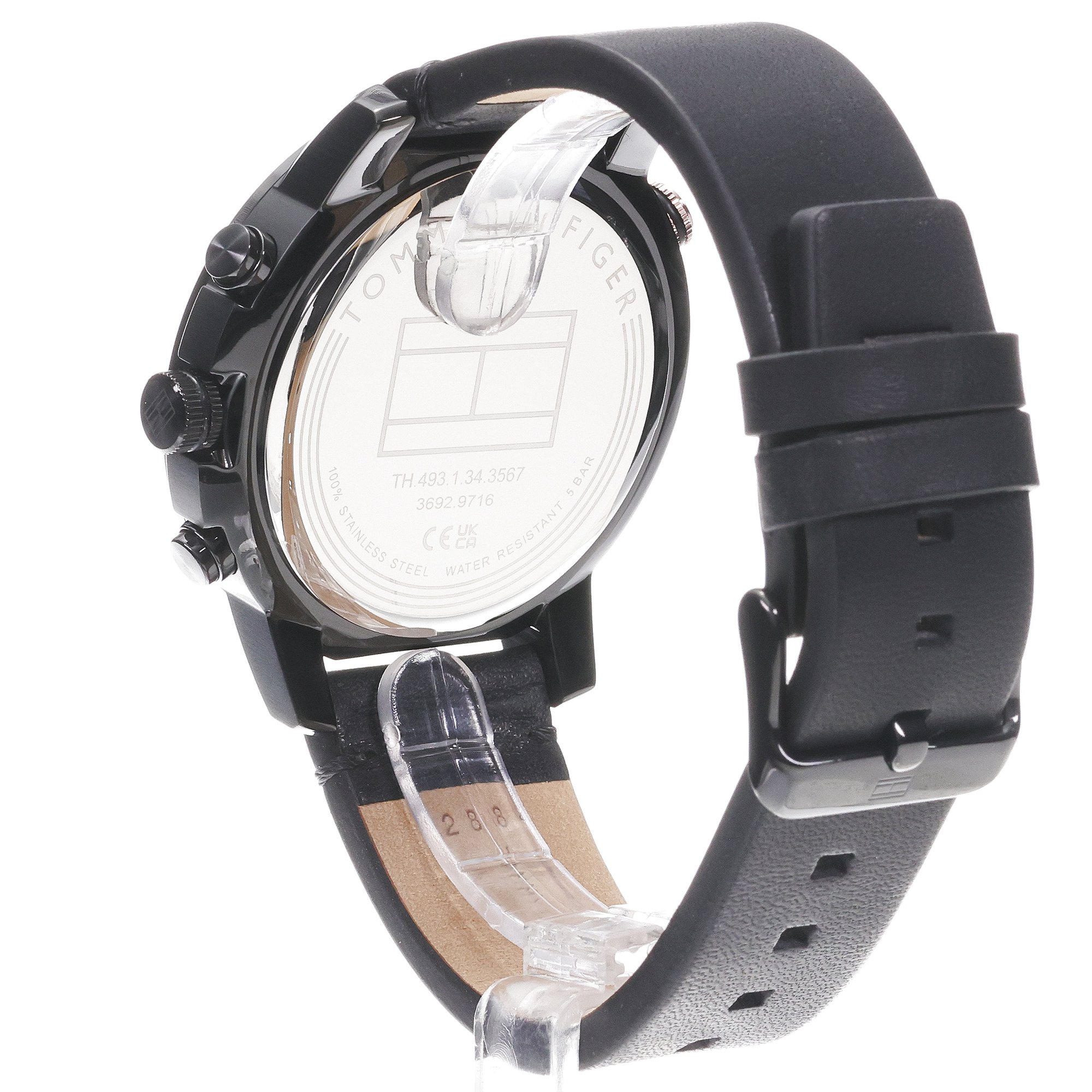 Tommy Hilfiger 1792110 zegarek czarny fashion-modowy Męskie pasek - miniatura 4