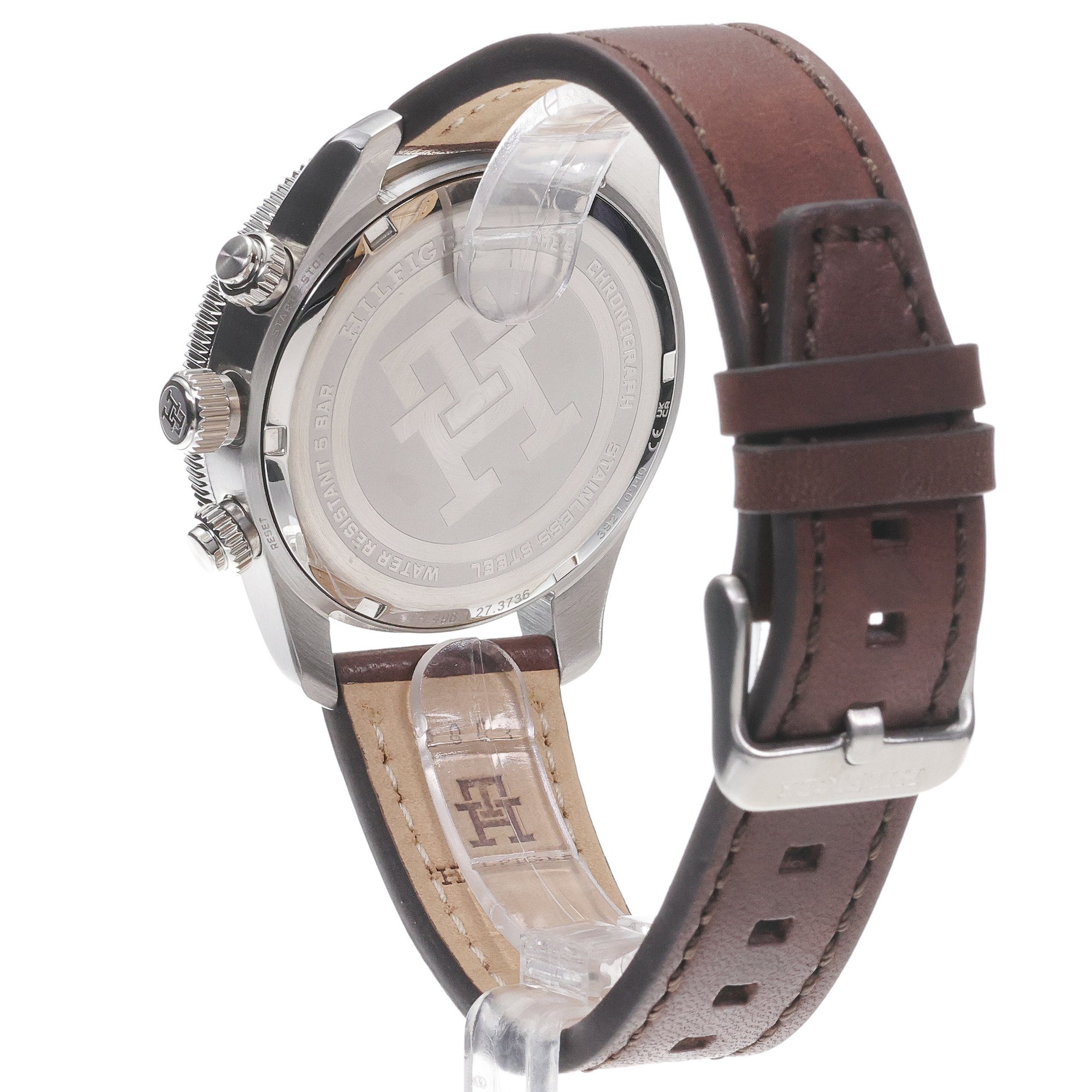 Tommy Hilfiger 1792163 zegarek srebrny sportowy Męskie pasek - miniatura 4