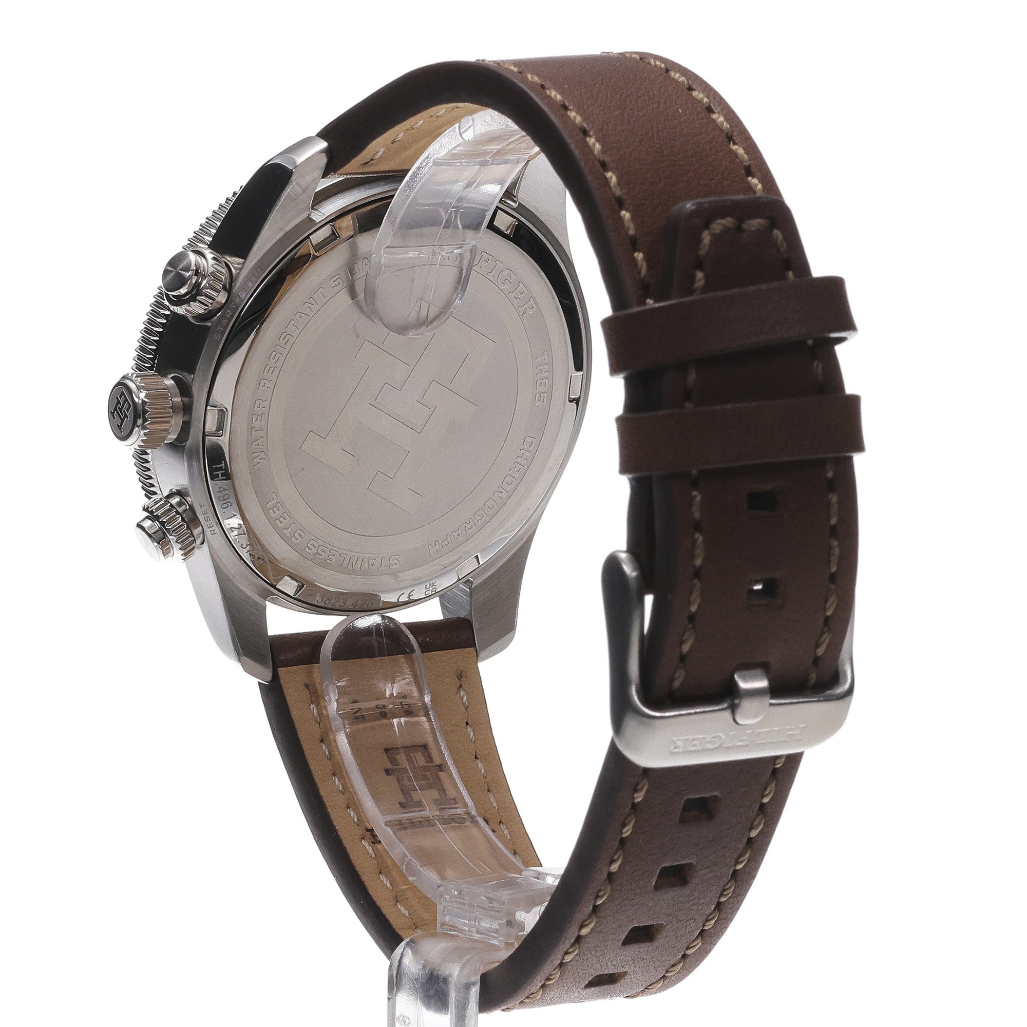 Tommy Hilfiger 1792166 zegarek srebrny sportowy Męskie pasek