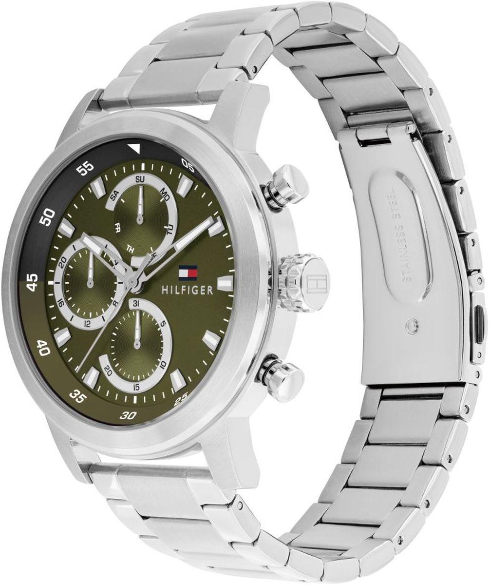 Tommy Hilfiger 1792180 zegarek srebrny sportowy Męskie bransoleta