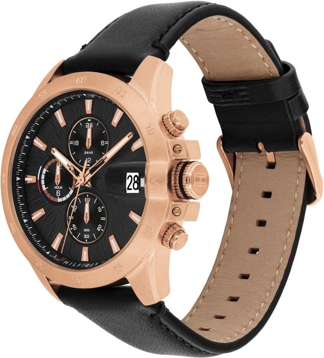 Tommy Hilfiger 1792194 zegarek różowe złoto sportowy Męskie pasek