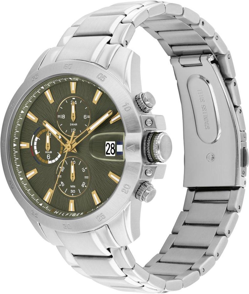 Tommy Hilfiger 1792197 zegarek srebrny fashion-modowy Męskie bransoleta