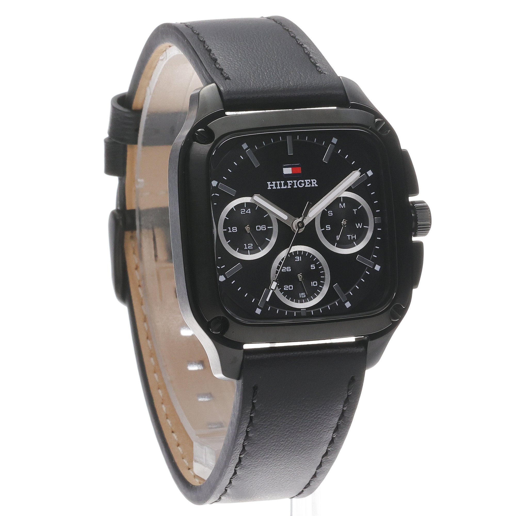 Tommy Hilfiger 1792220 zegarek czarny klasyczny Męskie pasek