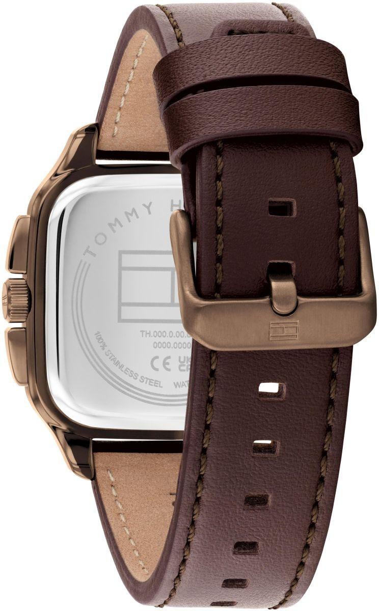 Tommy Hilfiger 1792221 zegarek brązowy fashion-modowy Męskie pasek