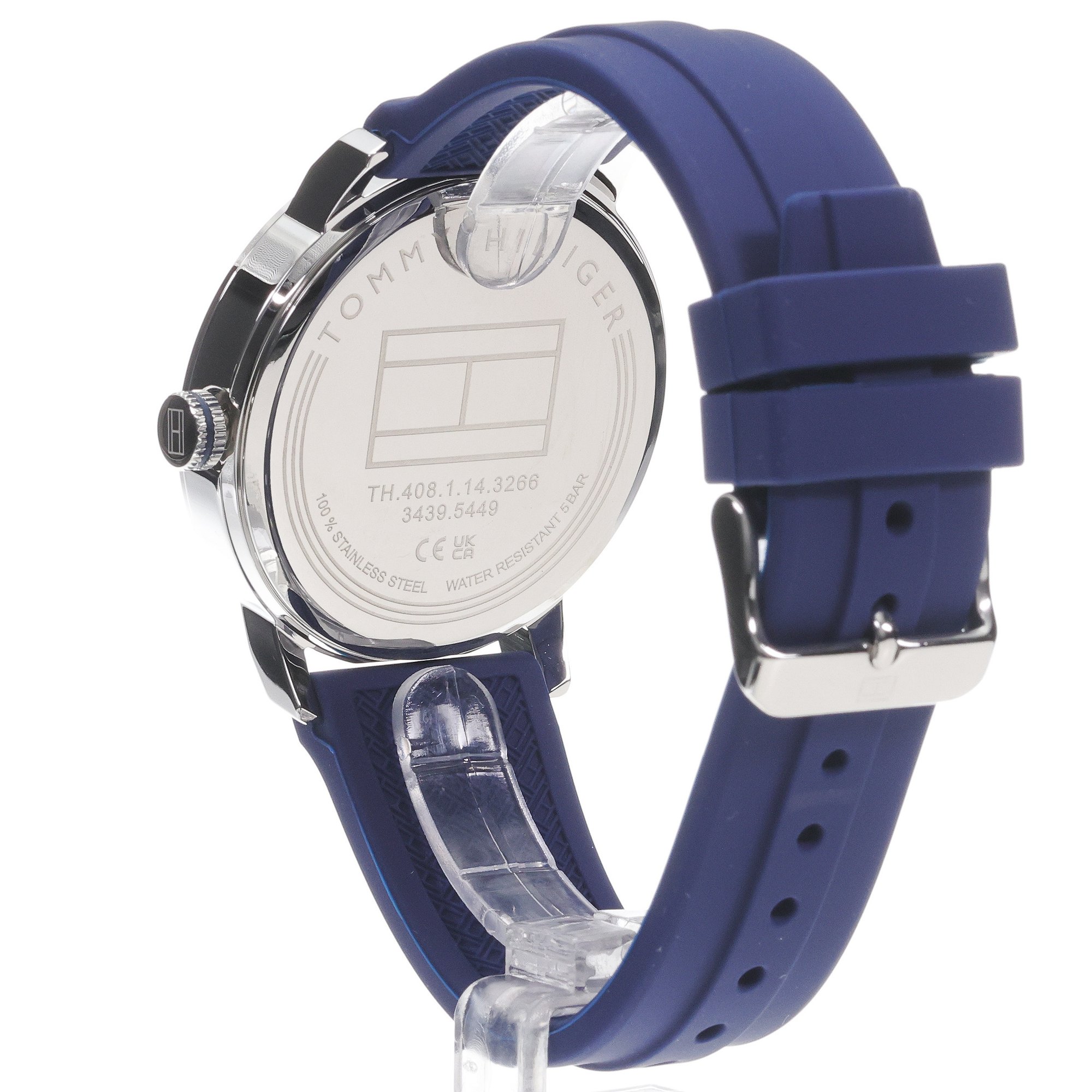 Tommy Hilfiger 2770141 zegarek srebrny fashion-modowy Męskie pasek