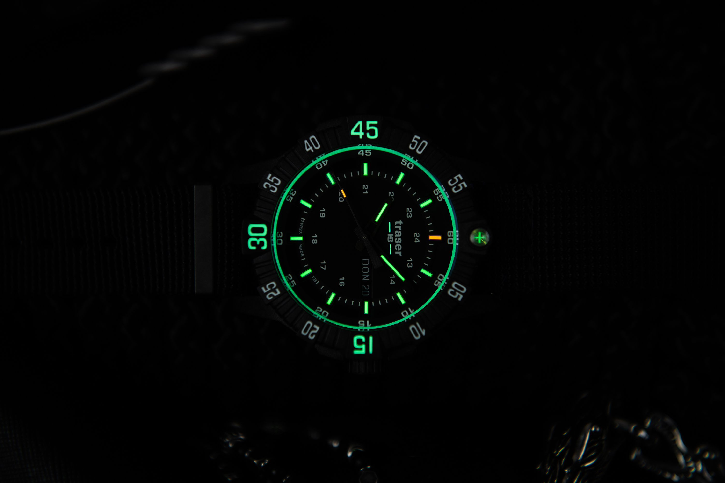Traser TS-110722 P99 Q Tactical P99 Q Tactical Black NATO Strap zegarek męski wojskowy szafirowe - miniatura 8